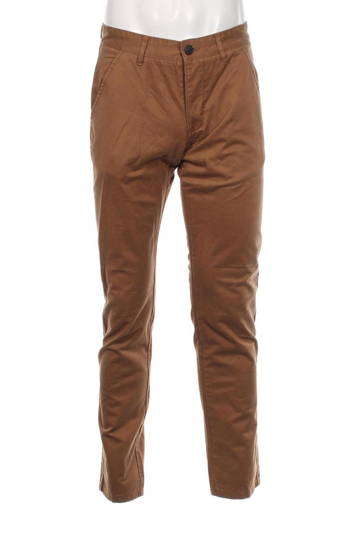 Pantaloni de bărbați Jack & Jones, Mărime M, Culoare Bej, Preț 47,20 Lei