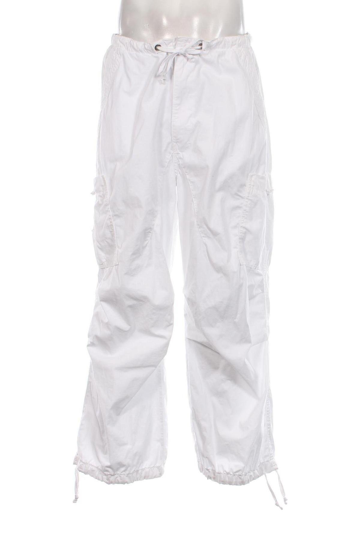 Мъжки панталон Jaded London, Размер M, Цвят Бял, Цена 38,13 лв.