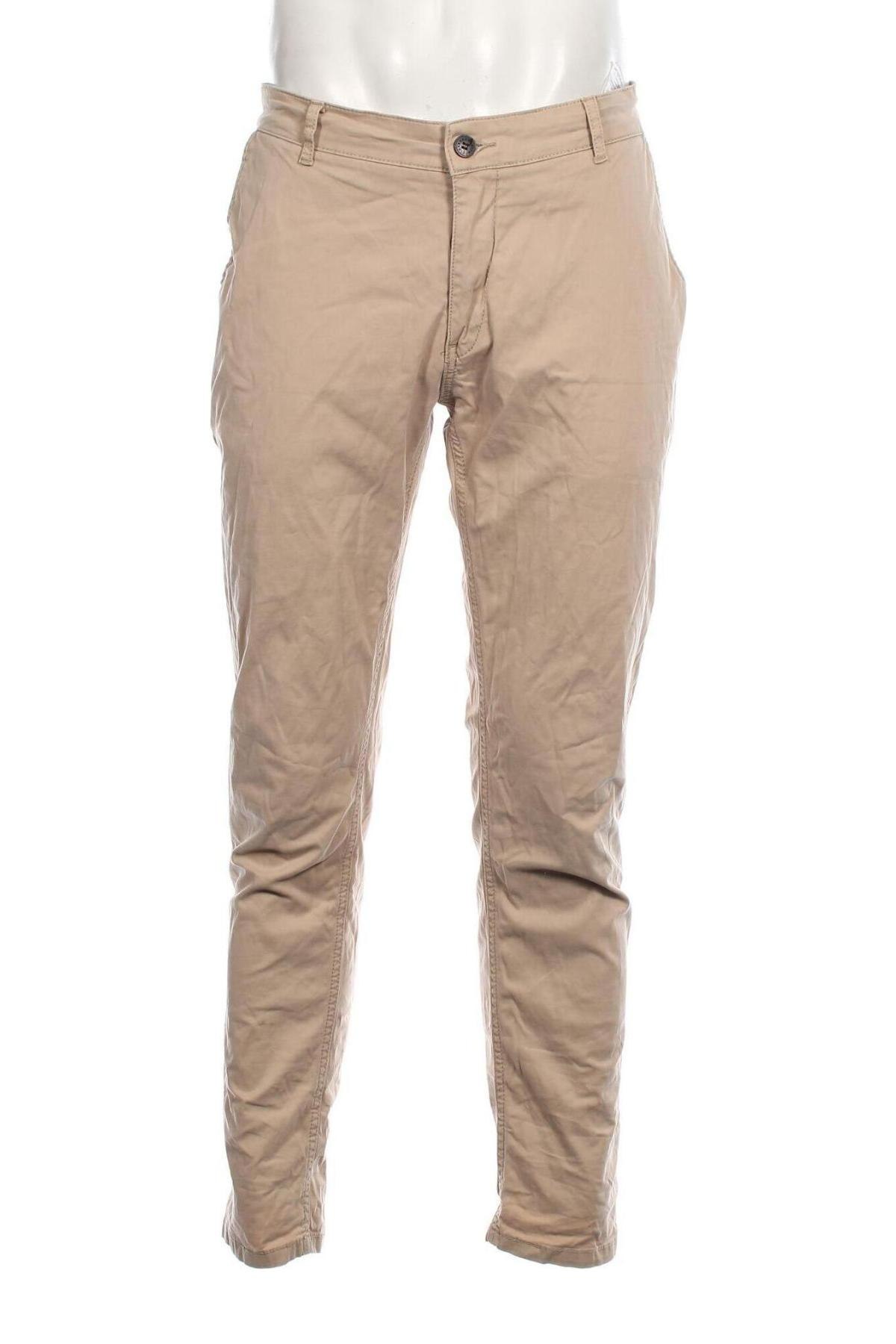 Pantaloni de bărbați Lindbergh, Mărime L, Culoare Bej, Preț 122,37 Lei