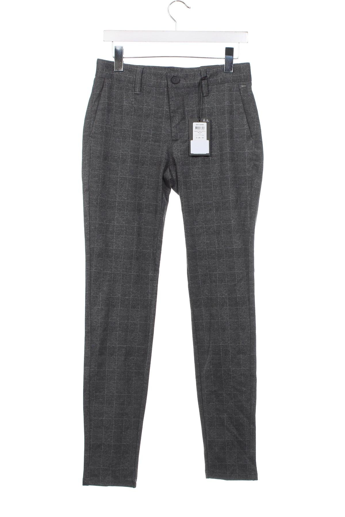 Pantaloni de bărbați Only & Sons, Mărime S, Culoare Gri, Preț 69,99 Lei