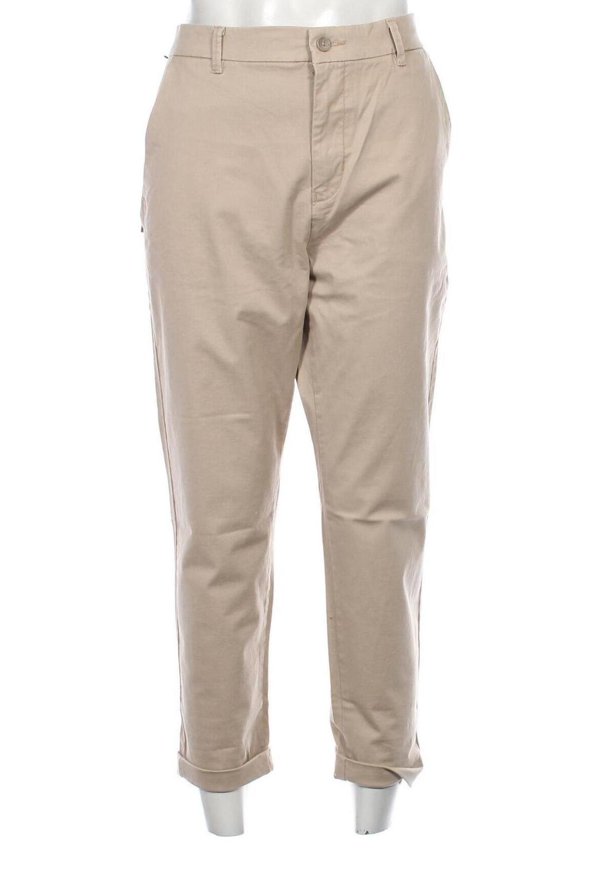 Pantaloni de bărbați Only & Sons, Mărime L, Culoare Bej, Preț 75,66 Lei