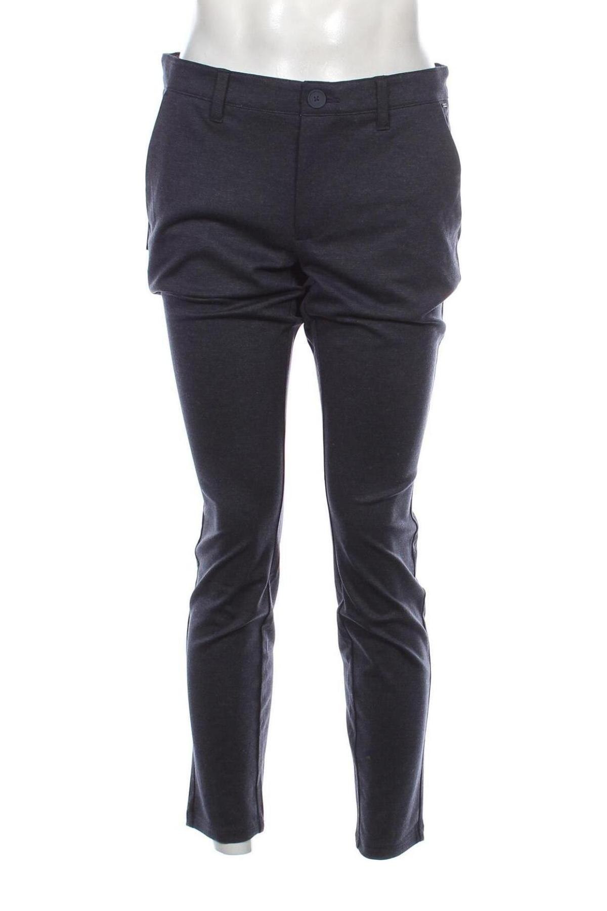 Ανδρικό παντελόνι Only & Sons, Μέγεθος L, Χρώμα Μπλέ, Τιμή 11,86 €