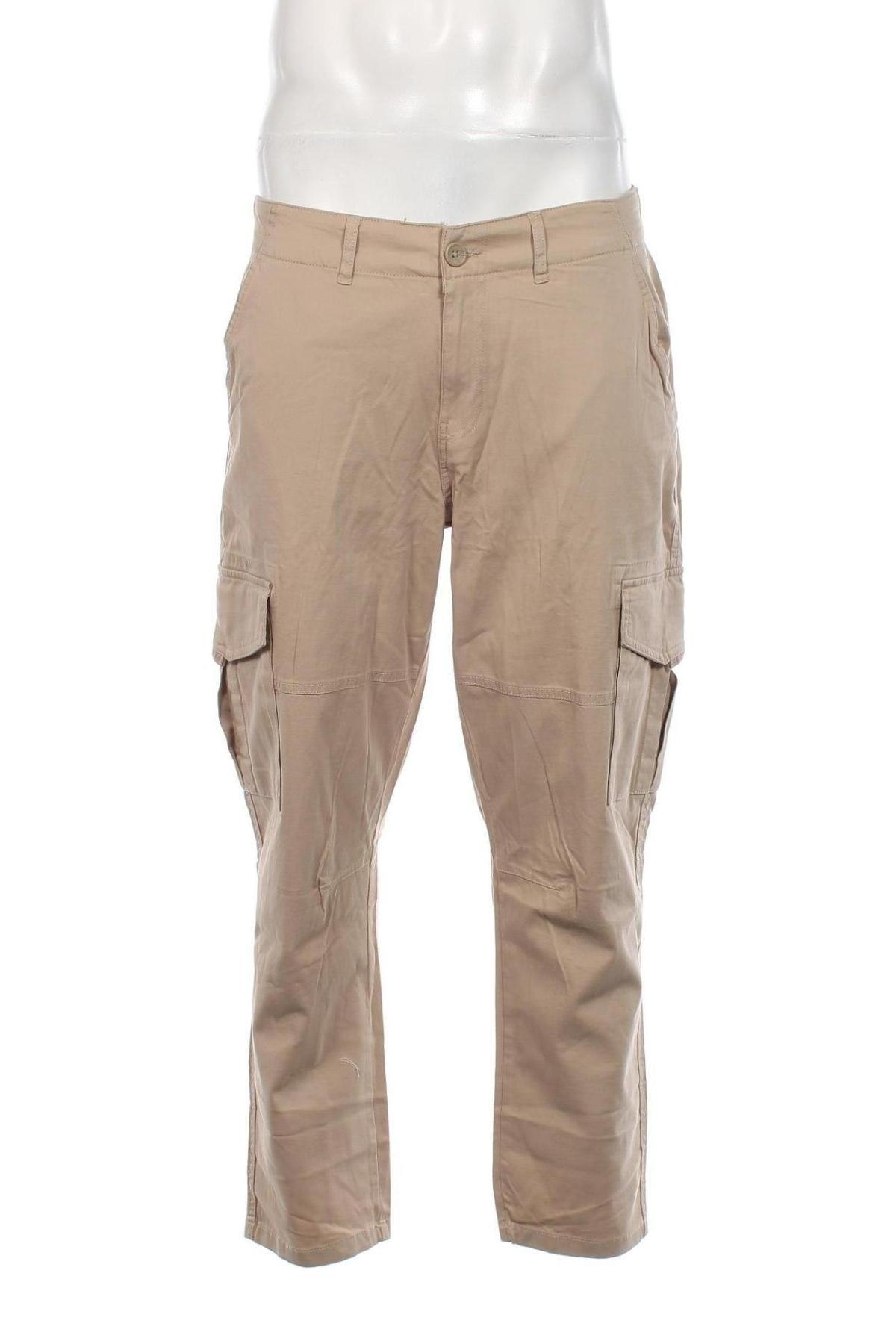 Pantaloni de bărbați Only & Sons, Mărime L, Culoare Bej, Preț 72,63 Lei