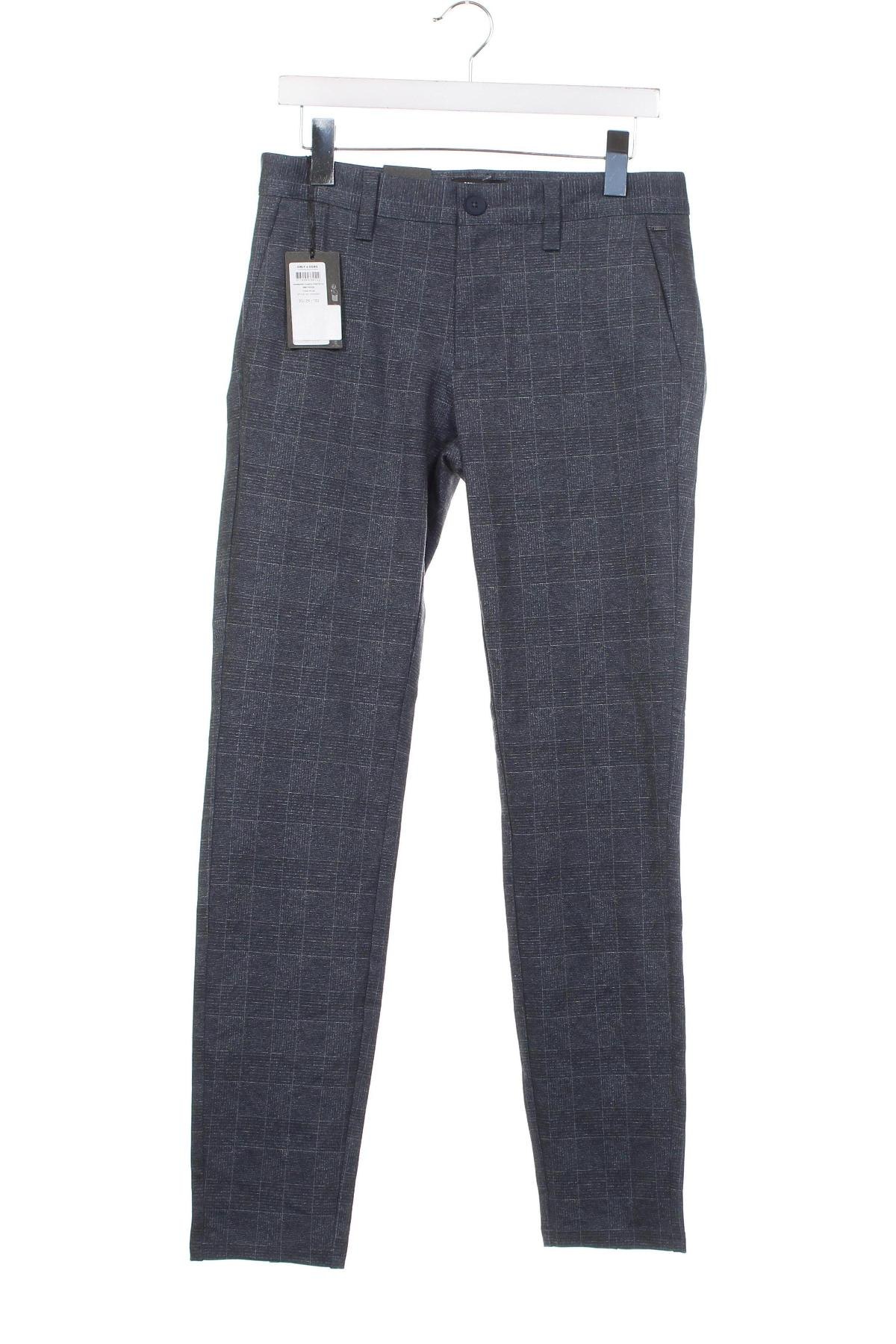 Herrenhose Only & Sons, Größe S, Farbe Blau, Preis € 9,49