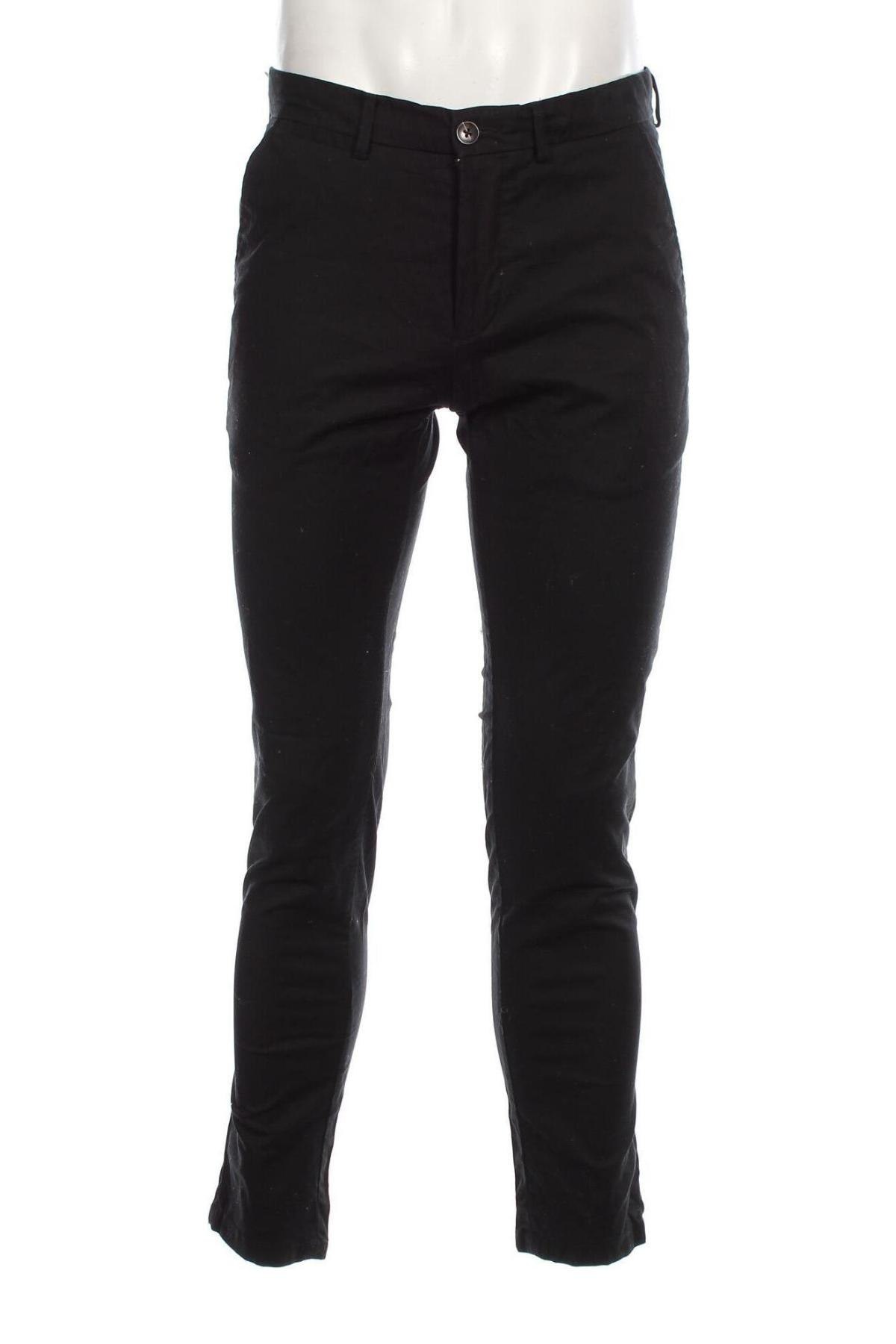 Мъжки панталон Reserved, Размер M, Цвят Черен, Цена 11,60 лв.