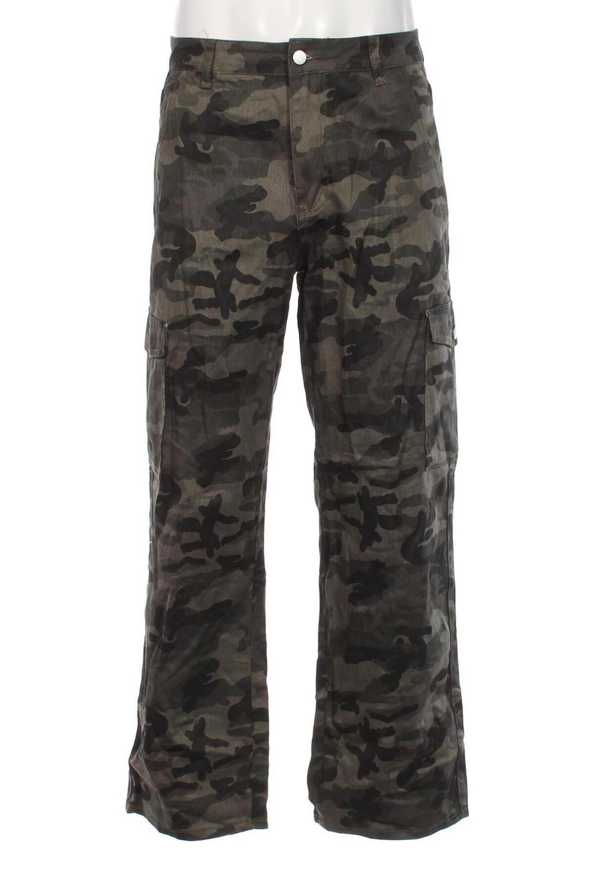 Мъжки панталон SHEIN, Размер M, Цвят Зелен, Цена 11,60 лв.