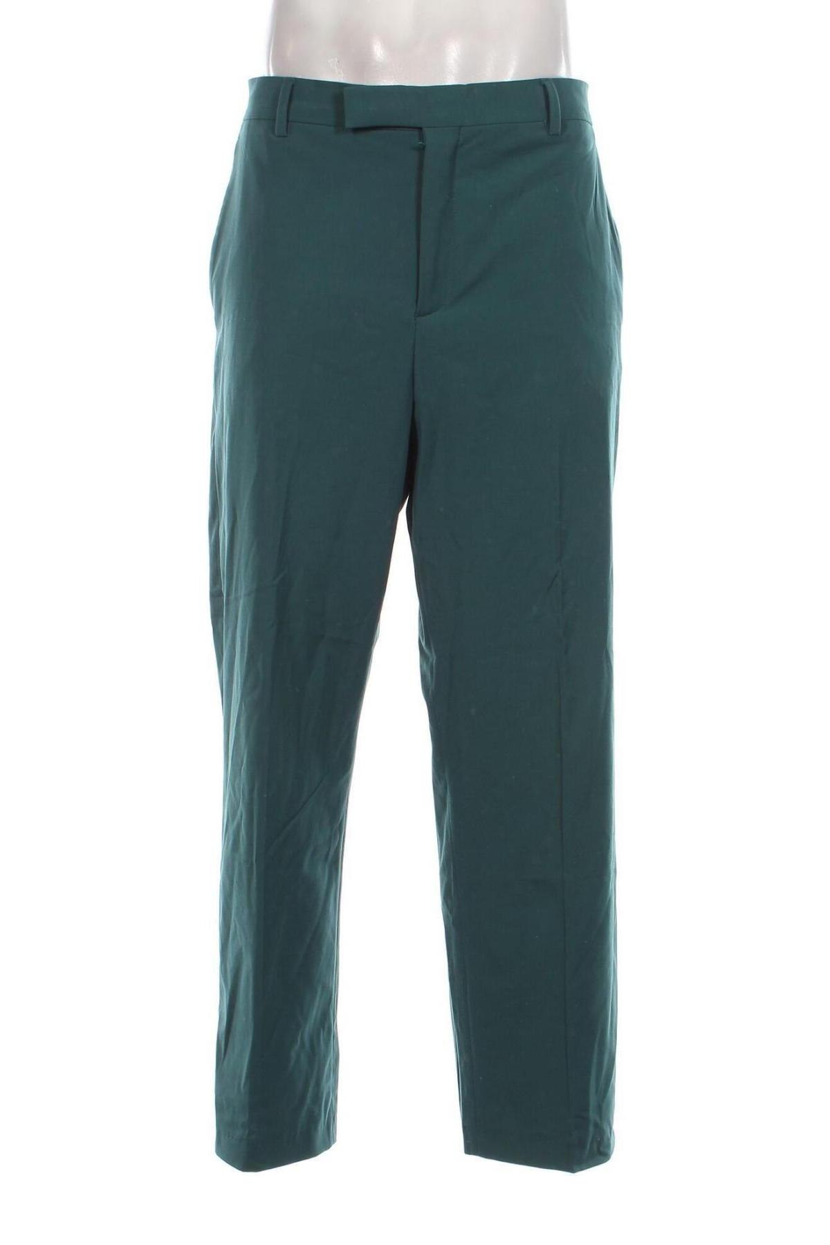 Мъжки панталон Zara, Размер L, Цвят Зелен, Цена 16,42 лв.