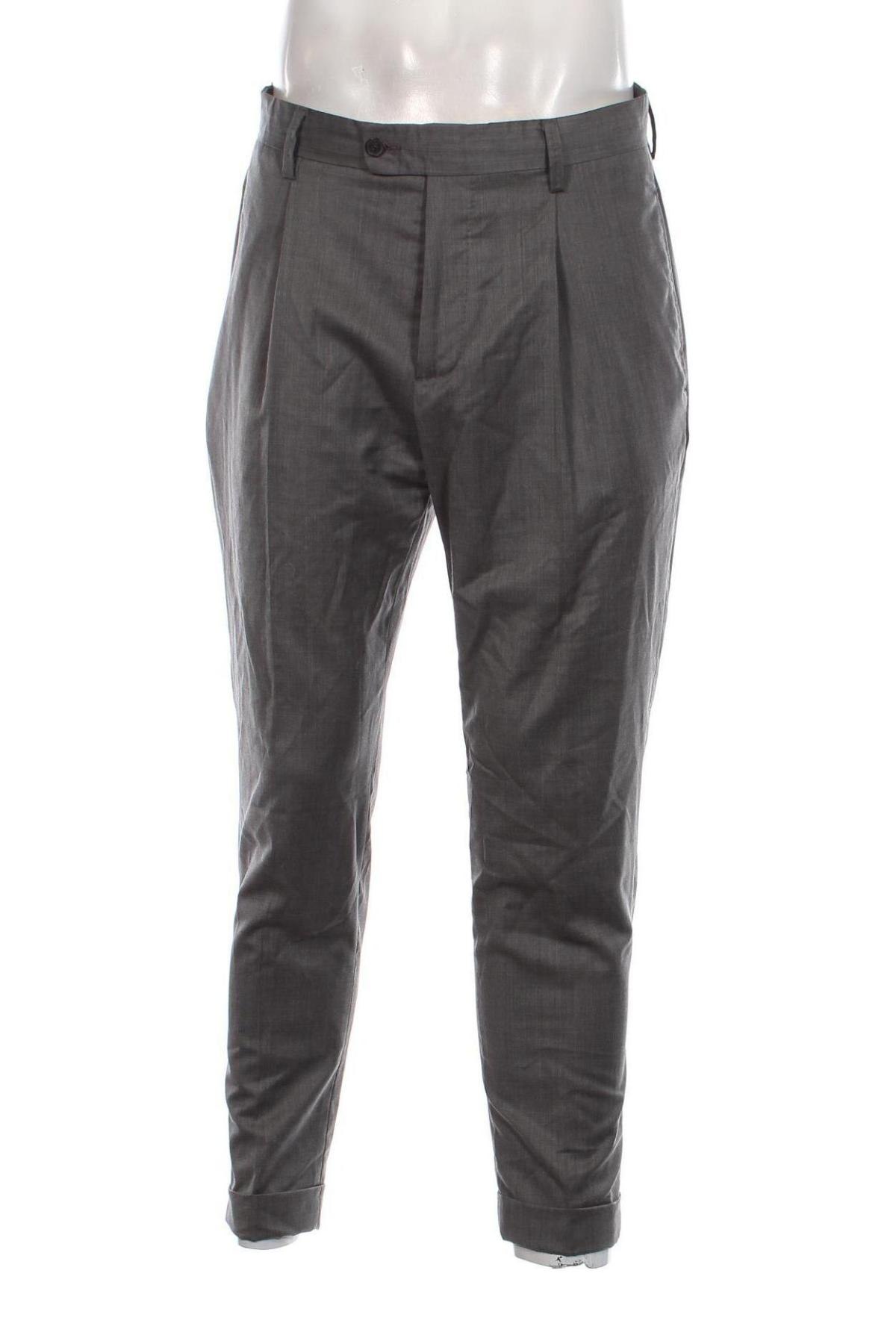 Pantaloni de bărbați Zara, Mărime M, Culoare Gri, Preț 30,20 Lei