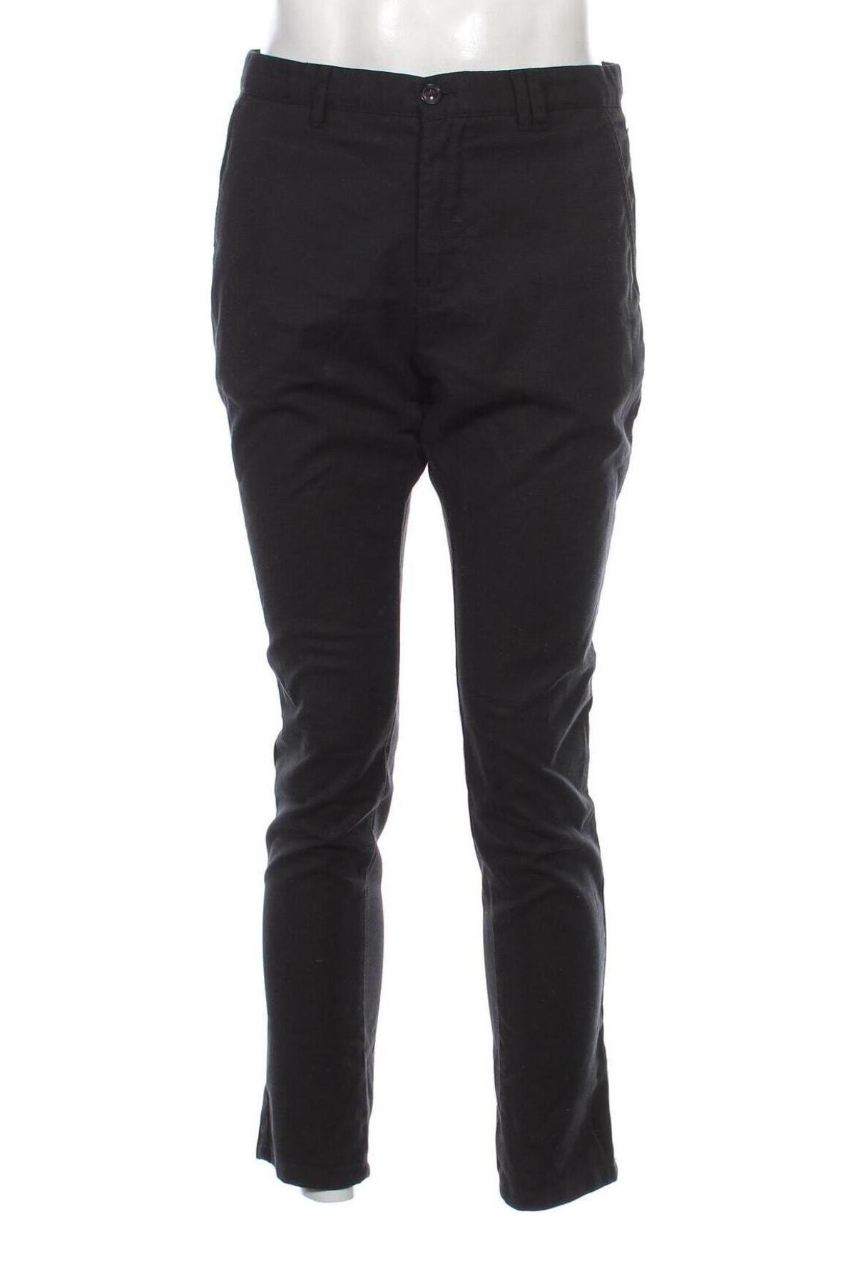 Pantaloni de bărbați Zara, Mărime M, Culoare Negru, Preț 30,20 Lei