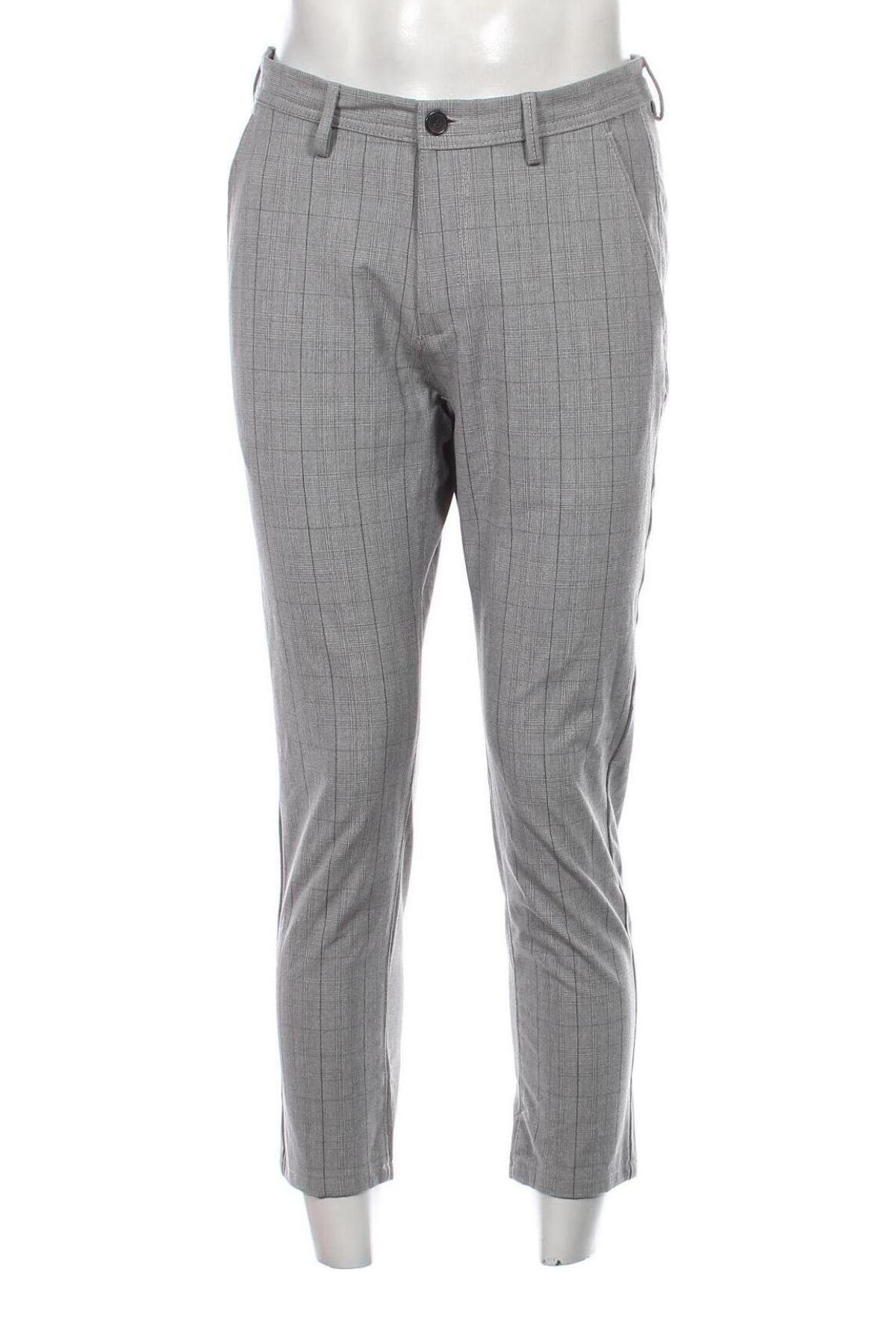 Мъжки панталон Zara, Размер M, Цвят Сив, Цена 27,00 лв.