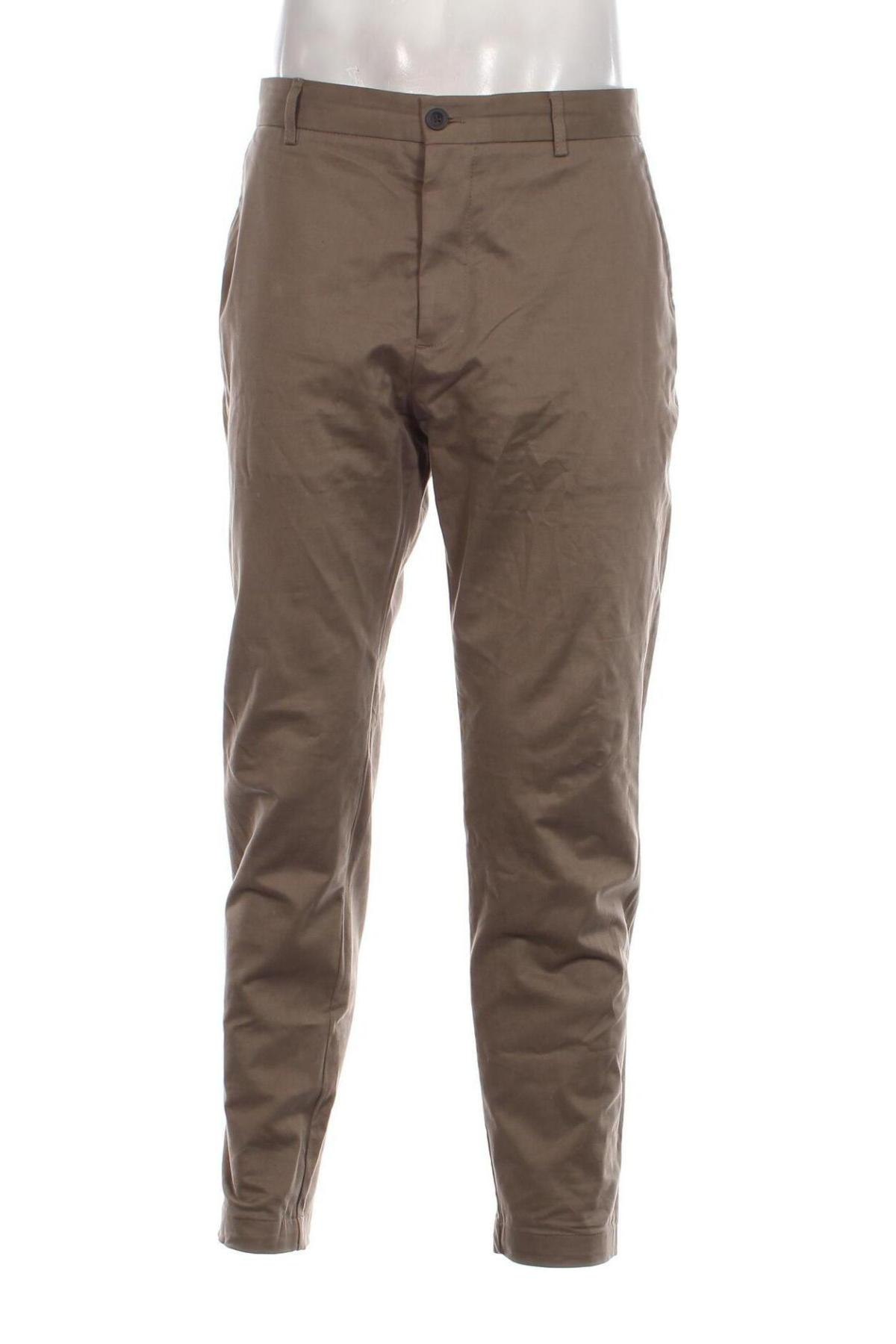 Pantaloni de bărbați Zara, Mărime M, Culoare Bej, Preț 91,84 Lei
