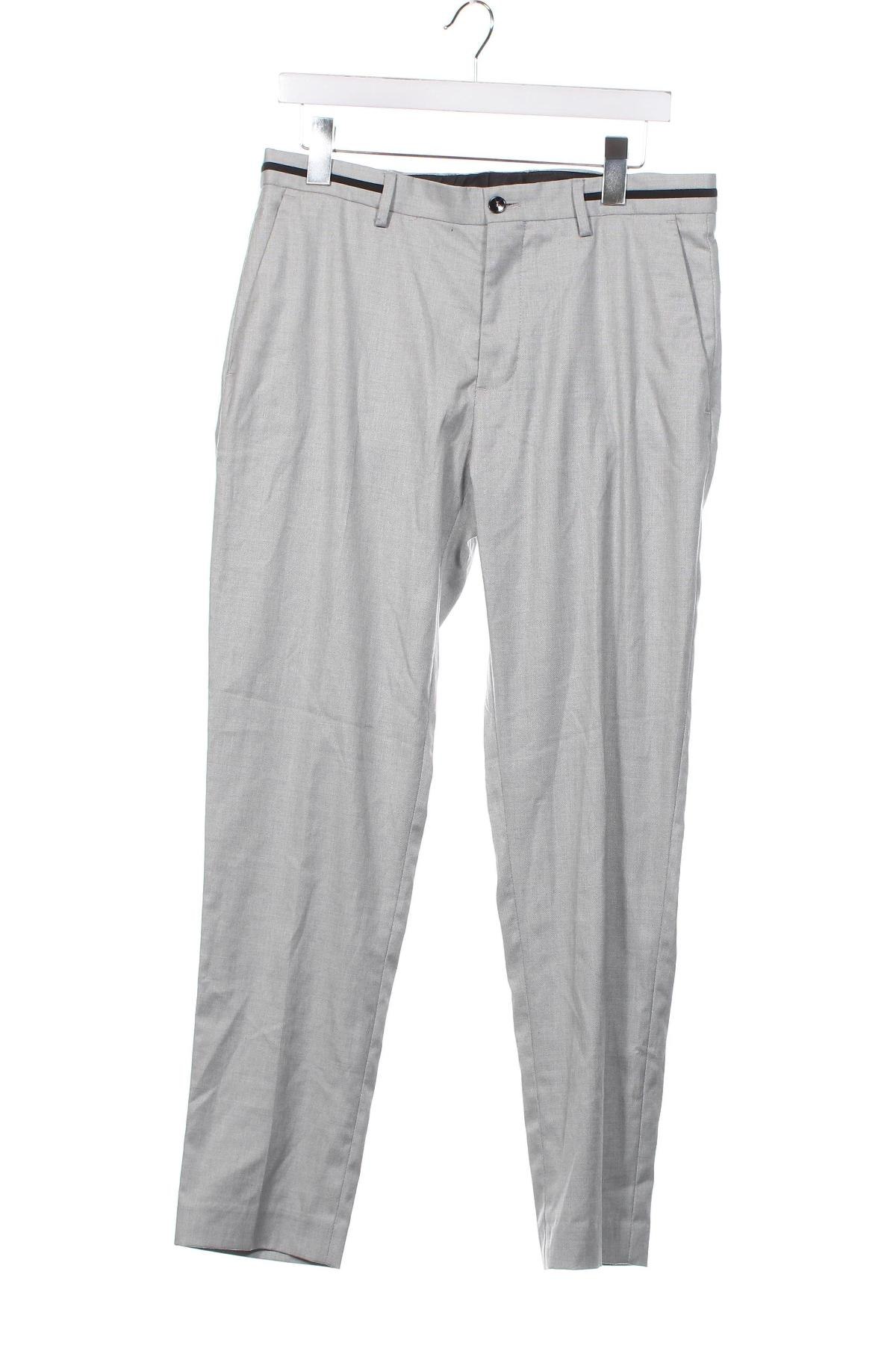 Мъжки панталон Zara, Размер XS, Цвят Сив, Цена 13,50 лв.