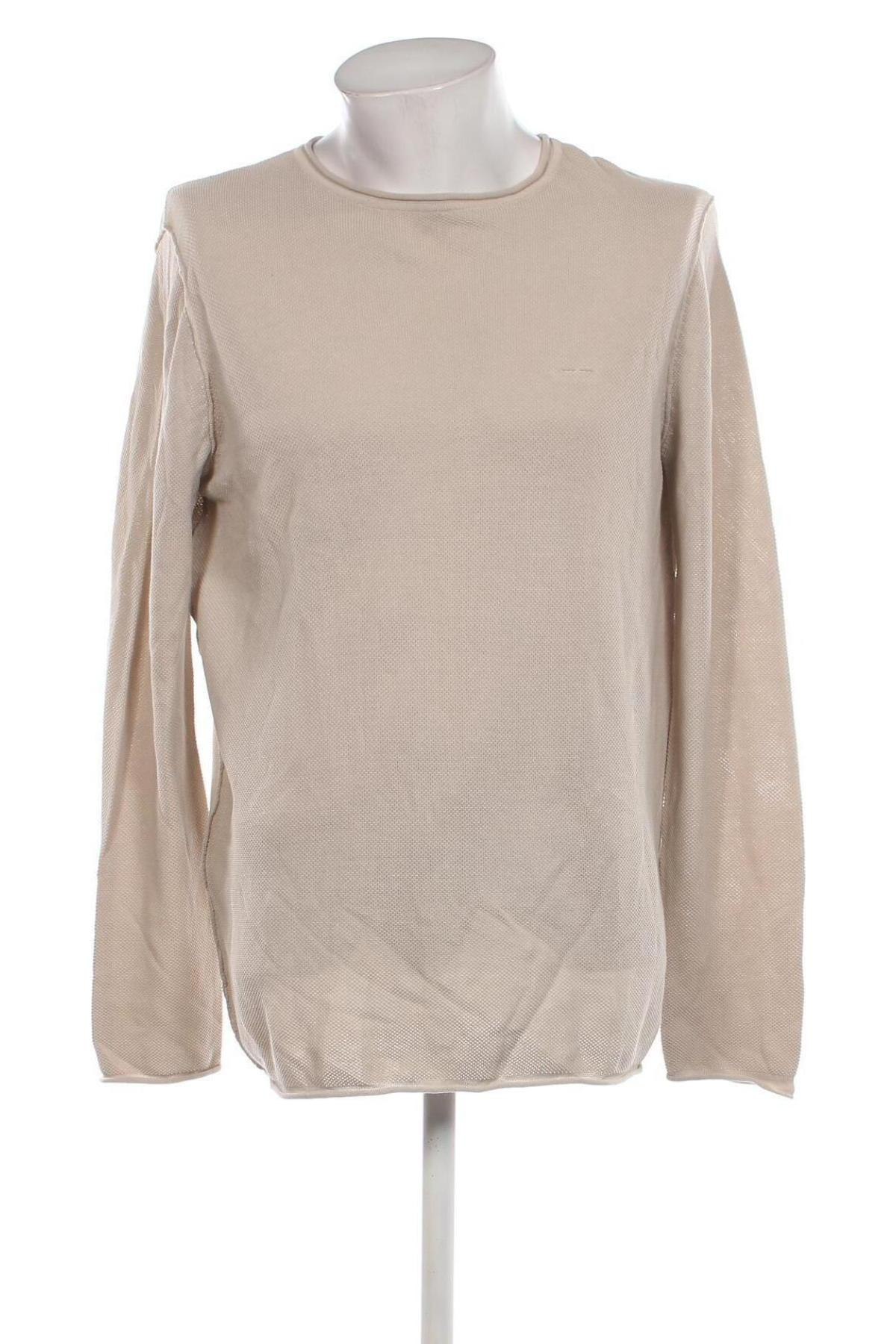 Ανδρικό πουλόβερ Adolfo Dominguez, Μέγεθος XL, Χρώμα  Μπέζ, Τιμή 36,43 €
