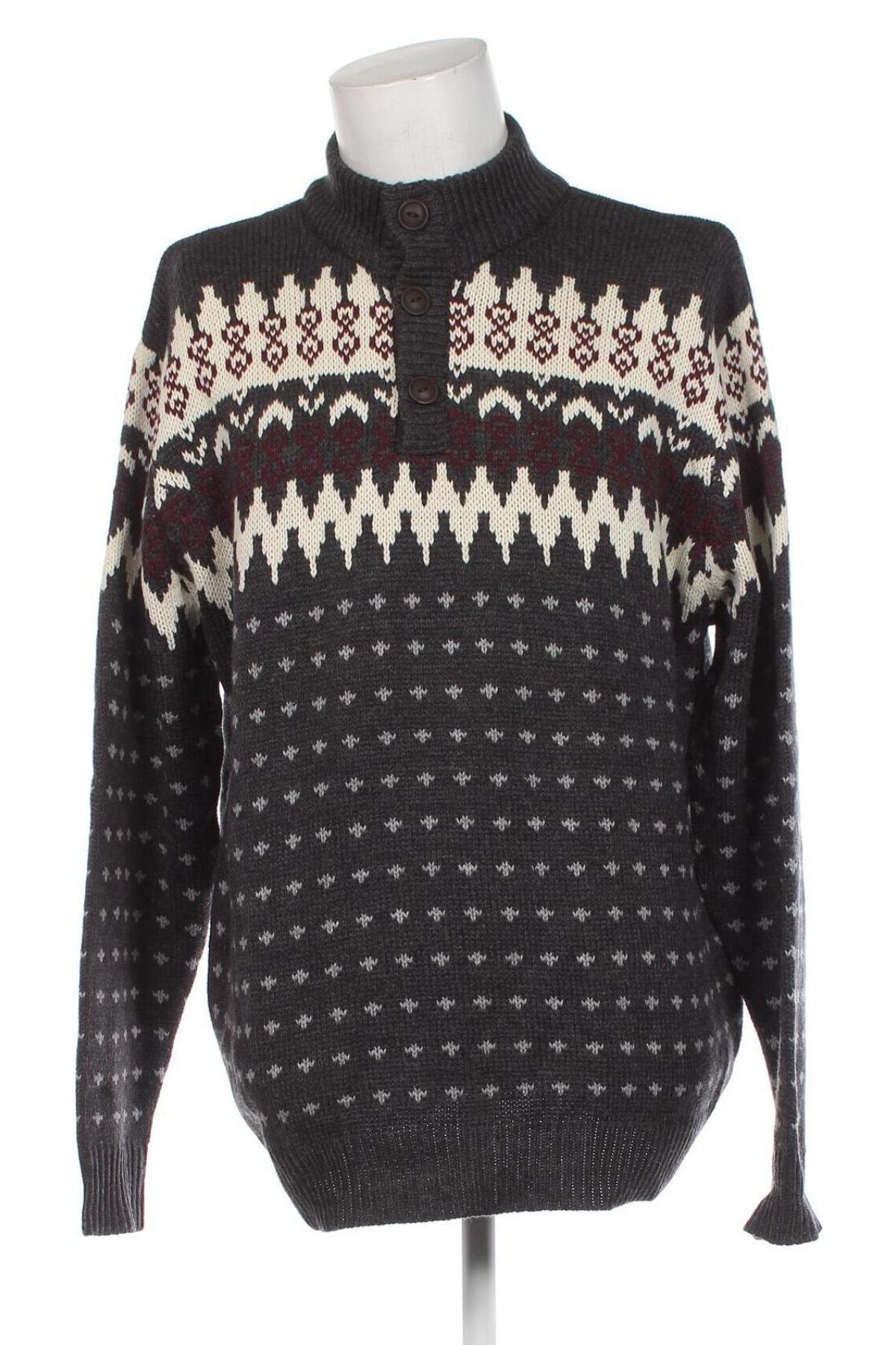 Мъжки пуловер Angelo Litrico, Размер 3XL, Цвят Сив, Цена 21,75 лв.