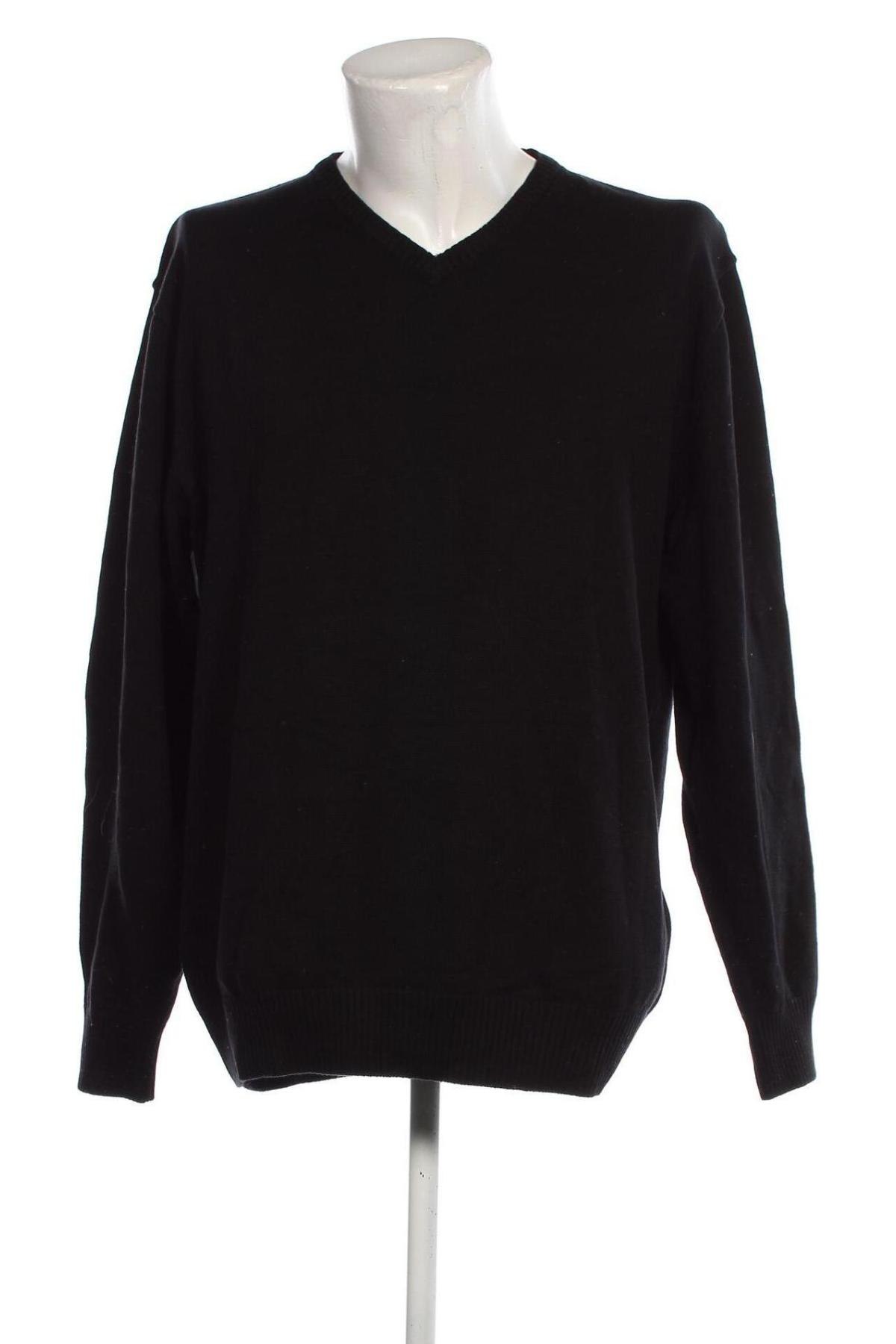 Мъжки пуловер Angelo Litrico, Размер XXL, Цвят Черен, Цена 18,85 лв.