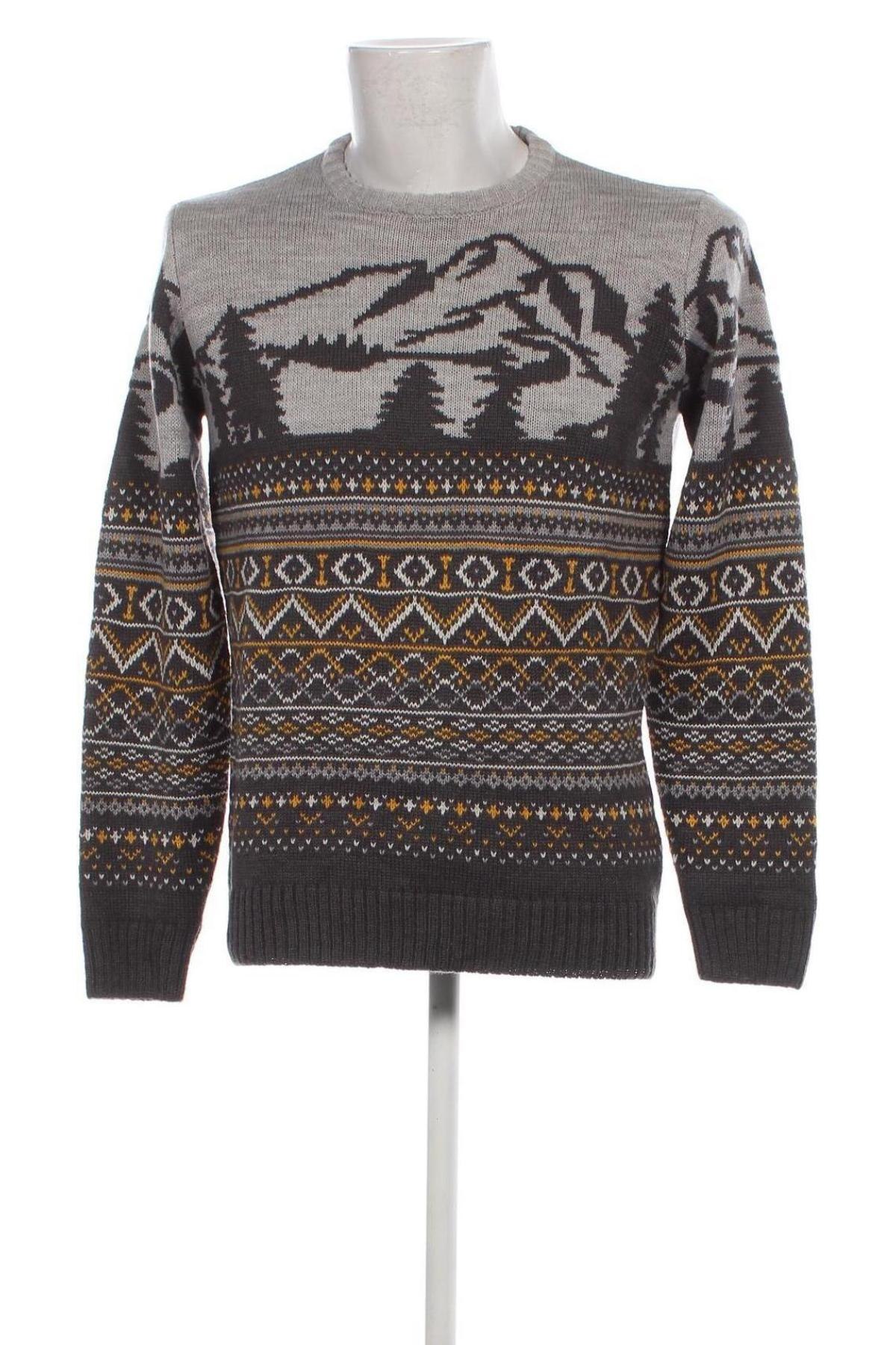Ανδρικό πουλόβερ Atlas For Men, Μέγεθος M, Χρώμα Γκρί, Τιμή 10,23 €