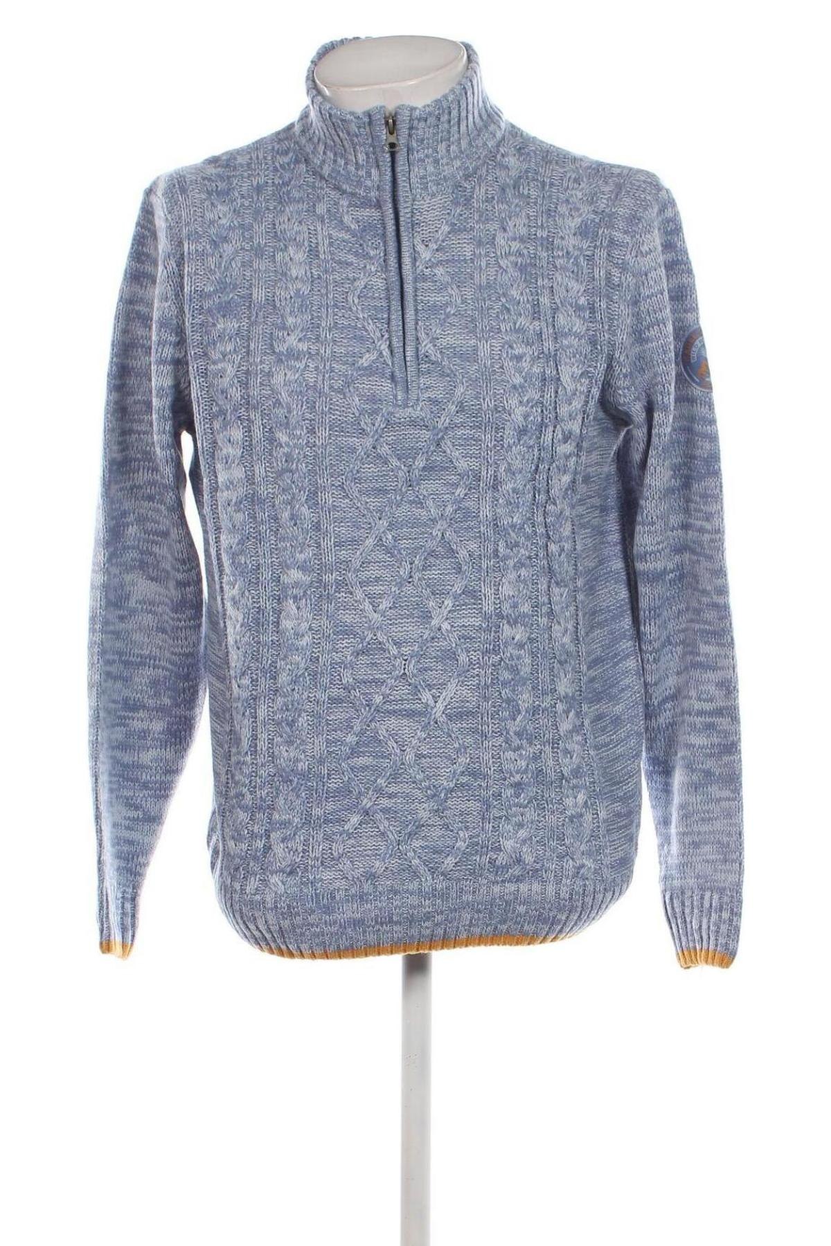 Ανδρικό πουλόβερ Atlas For Men, Μέγεθος L, Χρώμα Μπλέ, Τιμή 11,66 €