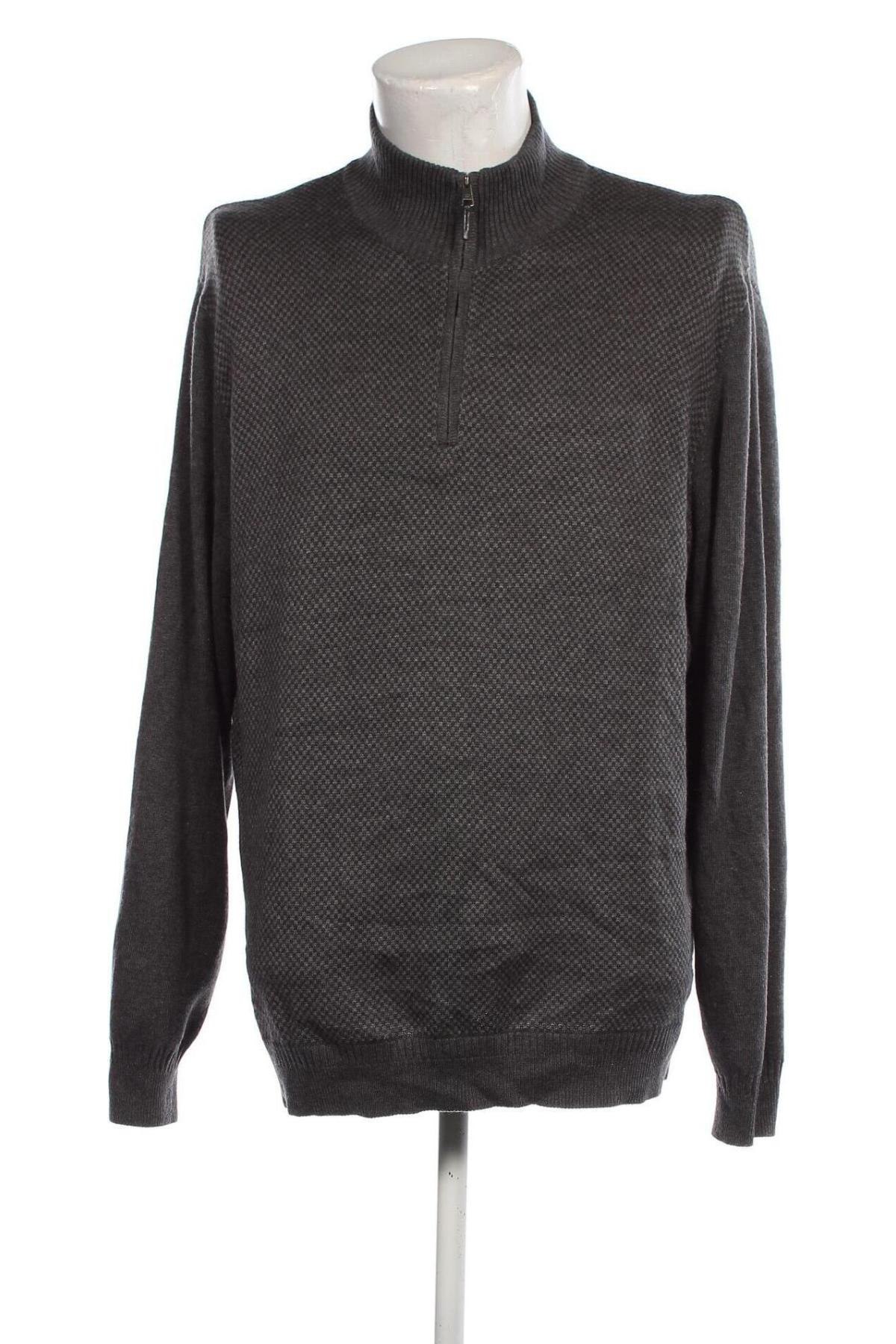 Мъжки пуловер Calvin Klein, Размер XXL, Цвят Сив, Цена 57,40 лв.