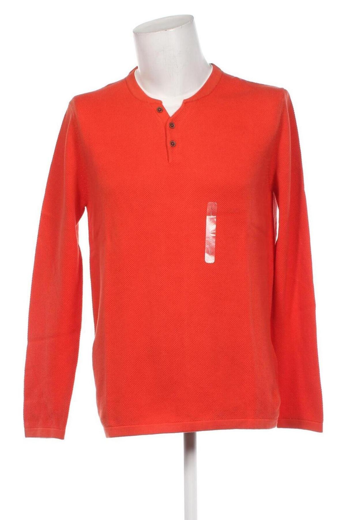 Мъжки пуловер Celio, Размер L, Цвят Оранжев, Цена 27,60 лв.