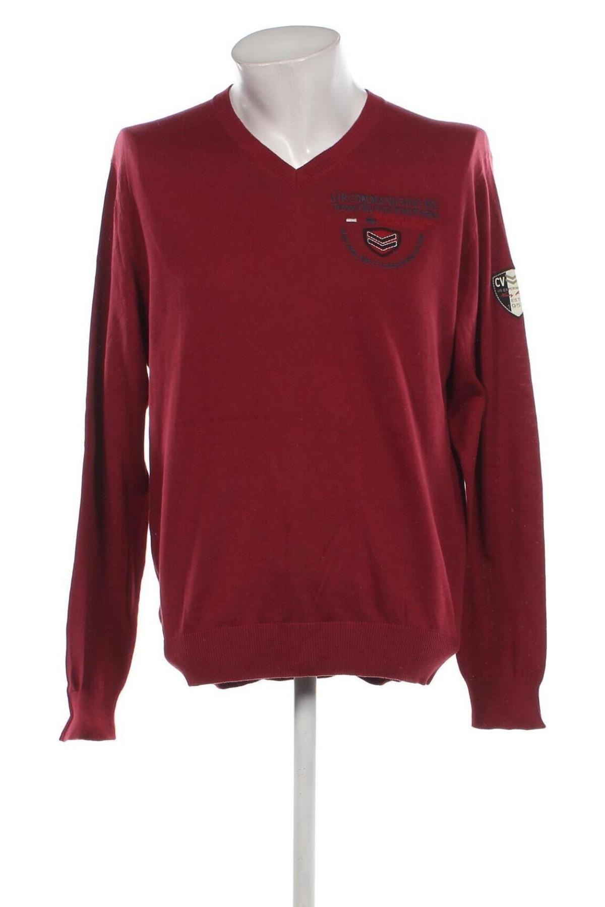 Ανδρικό πουλόβερ Charles Vogele, Μέγεθος XL, Χρώμα Κόκκινο, Τιμή 8,45 €