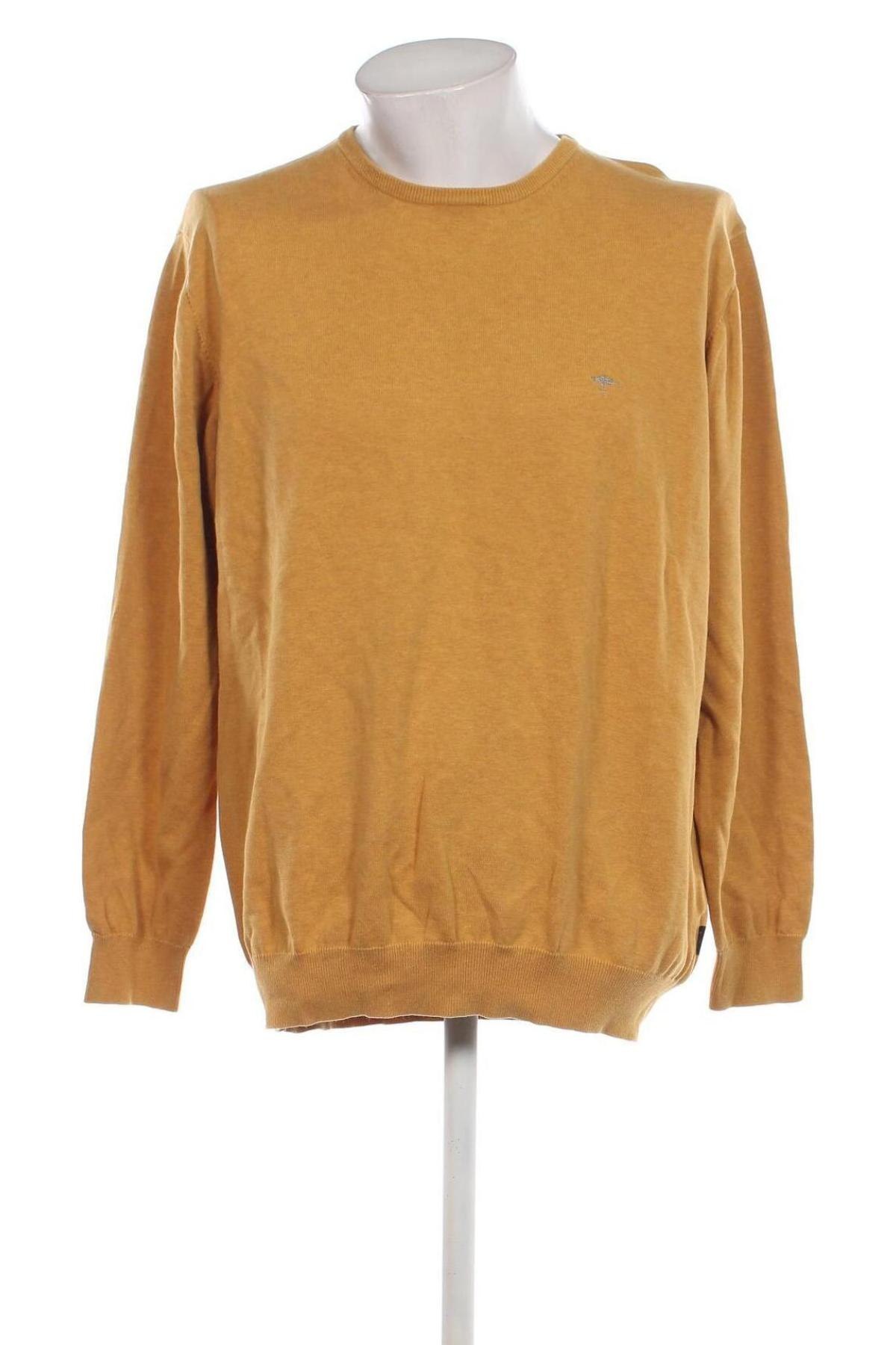 Мъжки пуловер Fynch-Hatton, Размер 3XL, Цвят Жълт, Цена 58,90 лв.