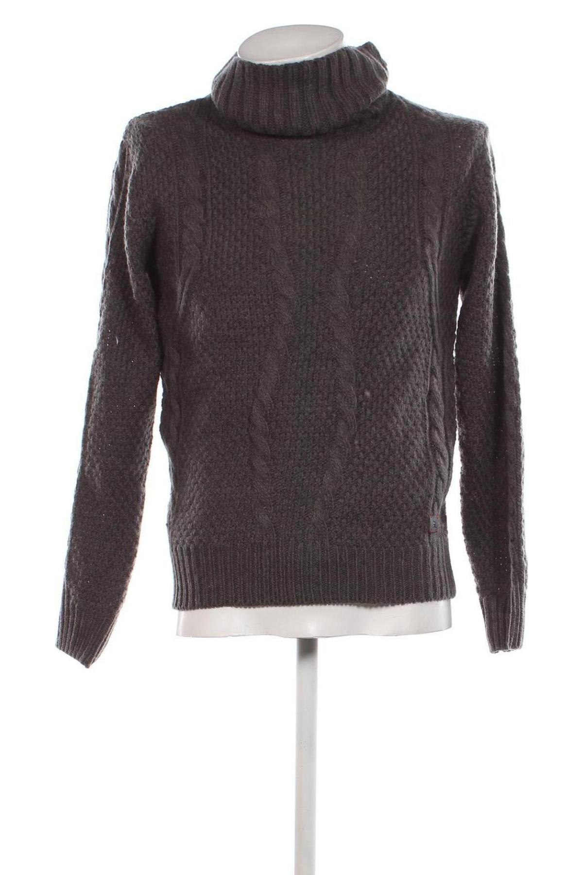 Ανδρικό πουλόβερ Gianni Lupo, Μέγεθος M, Χρώμα Γκρί, Τιμή 12,62 €