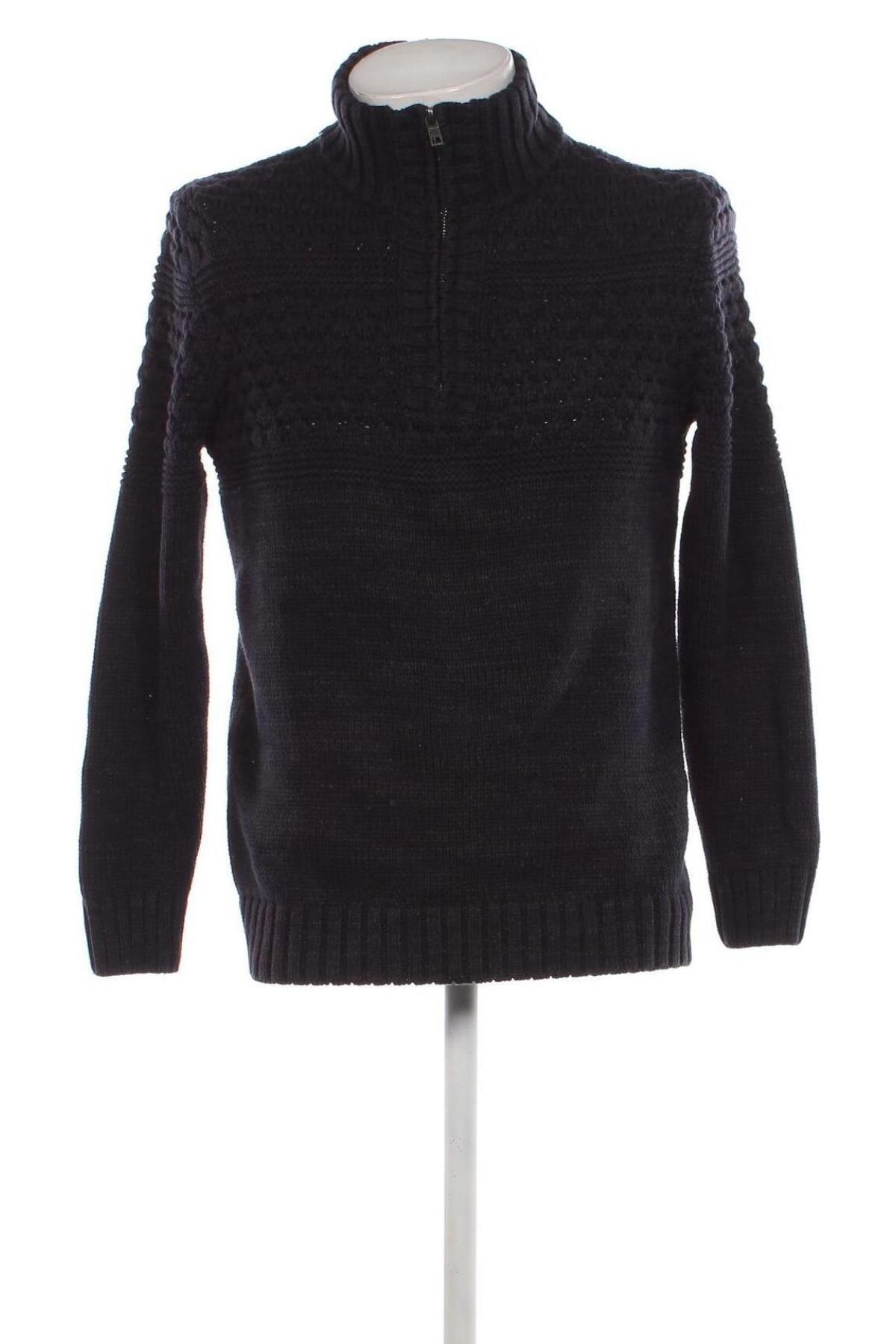 Мъжки пуловер Globe Trotter, Размер M, Цвят Син, Цена 39,40 лв.
