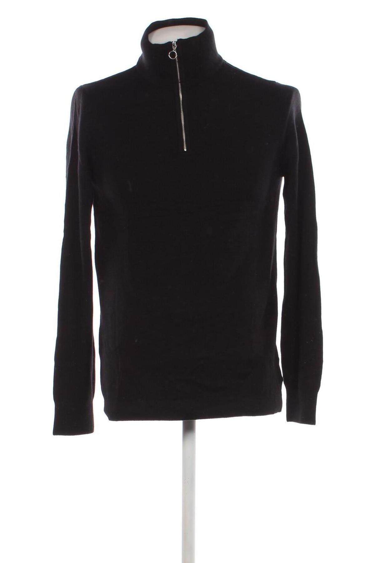 Ανδρικό πουλόβερ H&M, Μέγεθος S, Χρώμα Μαύρο, Τιμή 10,23 €