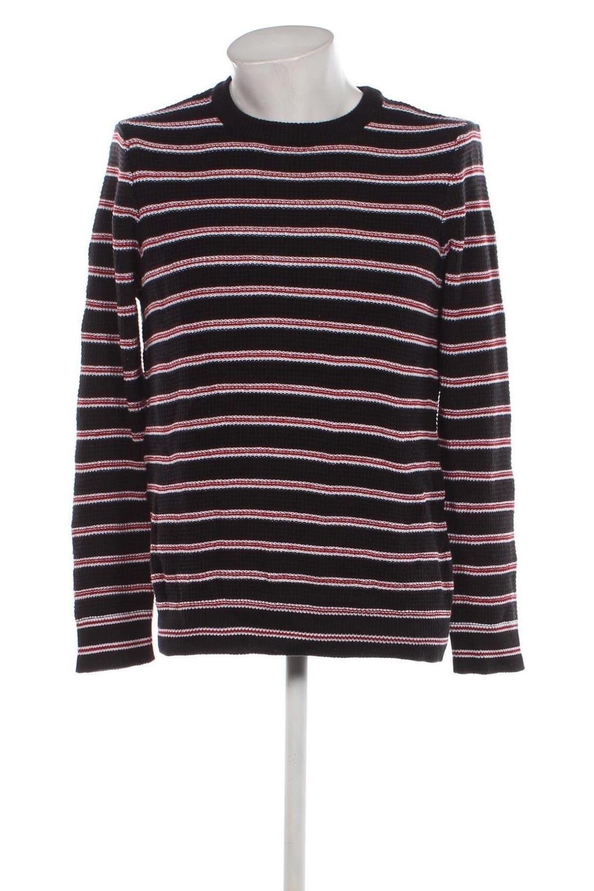 Мъжки пуловер H&M, Размер L, Цвят Многоцветен, Цена 18,85 лв.
