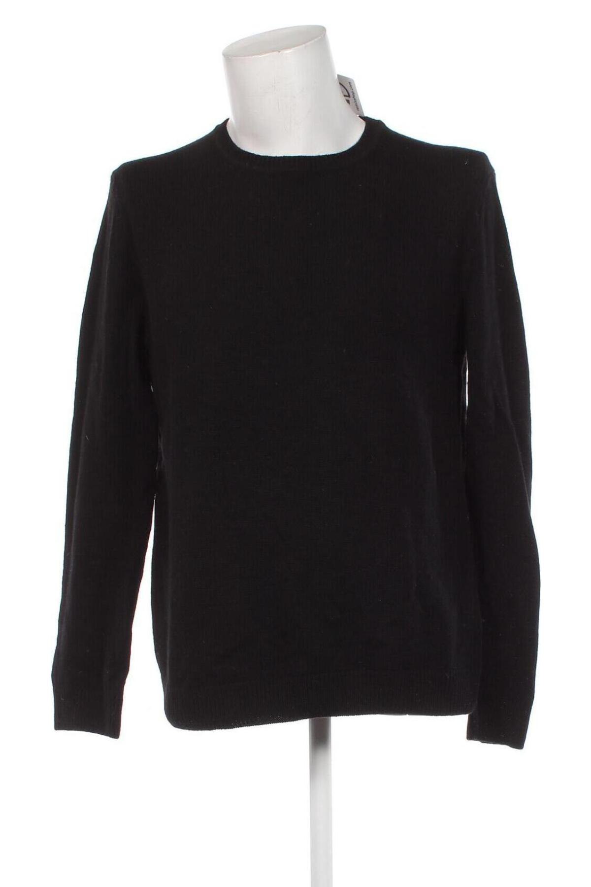 Ανδρικό πουλόβερ H&M L.O.G.G., Μέγεθος L, Χρώμα Μαύρο, Τιμή 18,49 €
