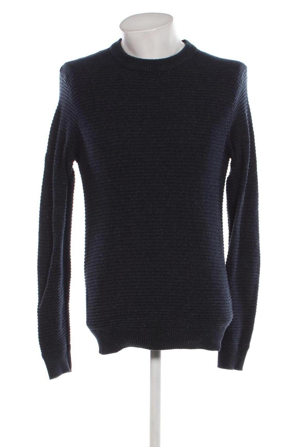 Ανδρικό πουλόβερ H&M L.O.G.G., Μέγεθος S, Χρώμα Μπλέ, Τιμή 8,45 €
