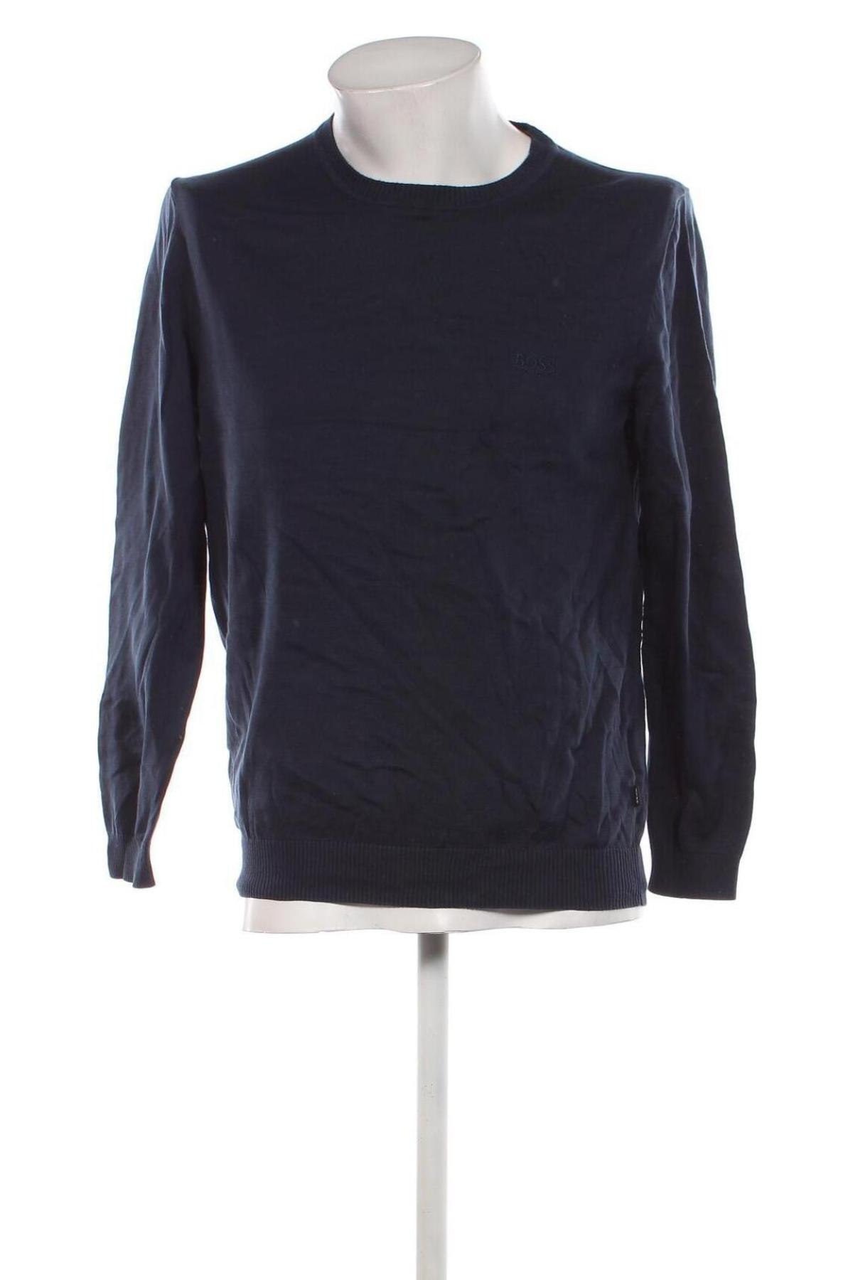 Ανδρικό πουλόβερ Hugo Boss, Μέγεθος L, Χρώμα Μπλέ, Τιμή 55,08 €