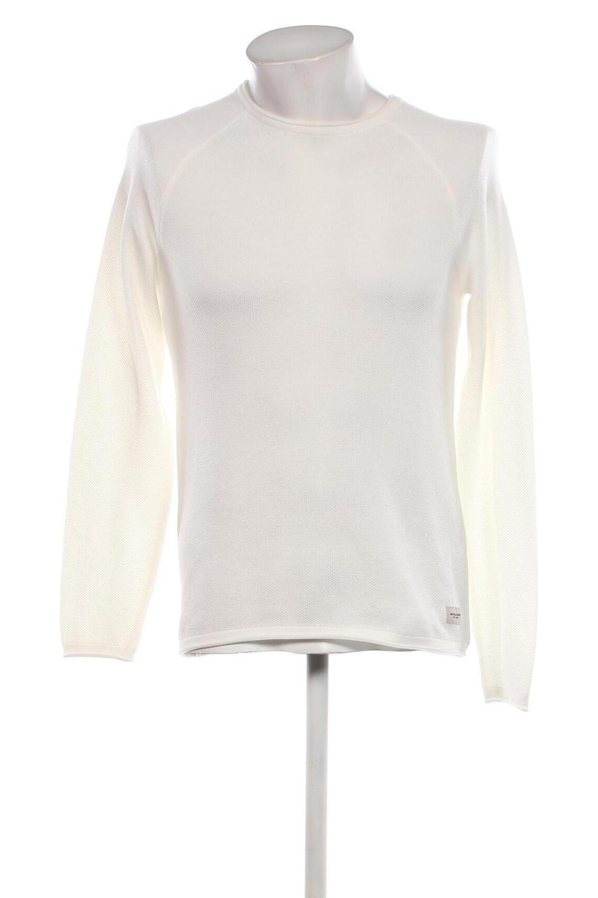 Ανδρικό πουλόβερ Jack & Jones, Μέγεθος S, Χρώμα Λευκό, Τιμή 26,54 €