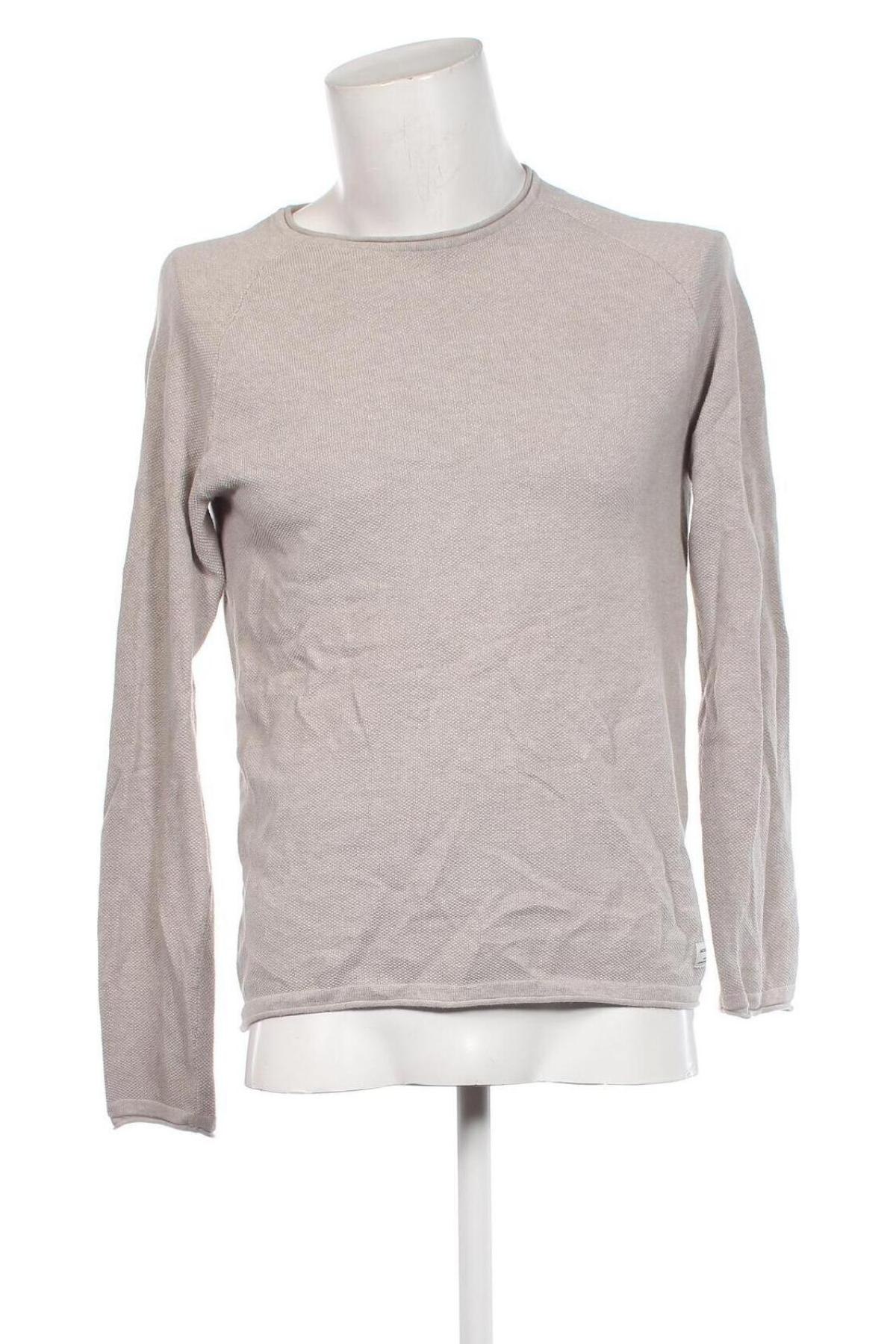 Herrenpullover Jack & Jones, Größe L, Farbe Beige, Preis 17,69 €