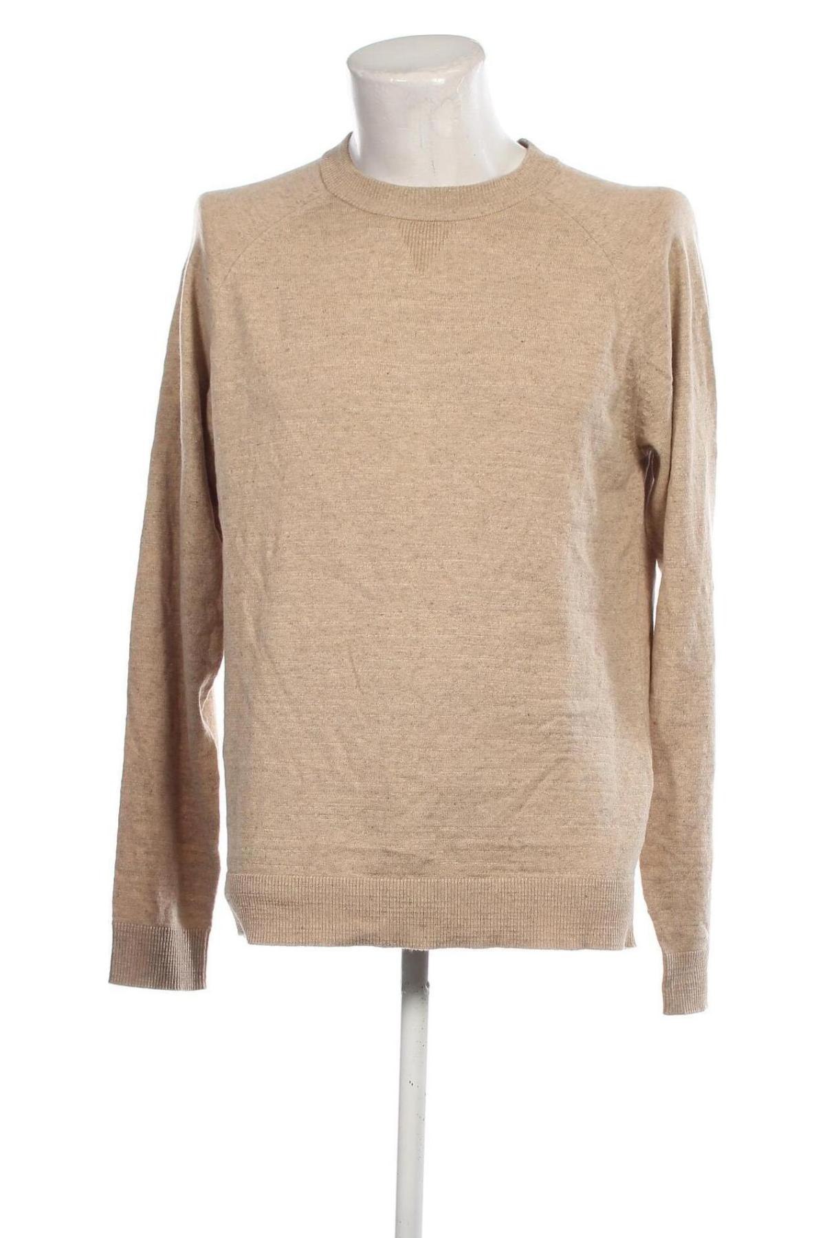 Мъжки пуловер Jack & Jones PREMIUM, Размер L, Цвят Бежов, Цена 46,20 лв.
