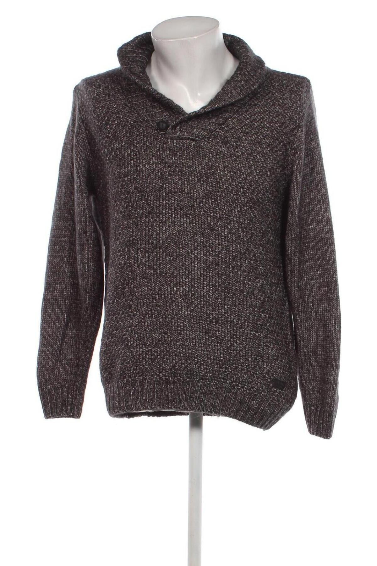 Мъжки пуловер Jean Pascale, Размер L, Цвят Сив, Цена 18,85 лв.