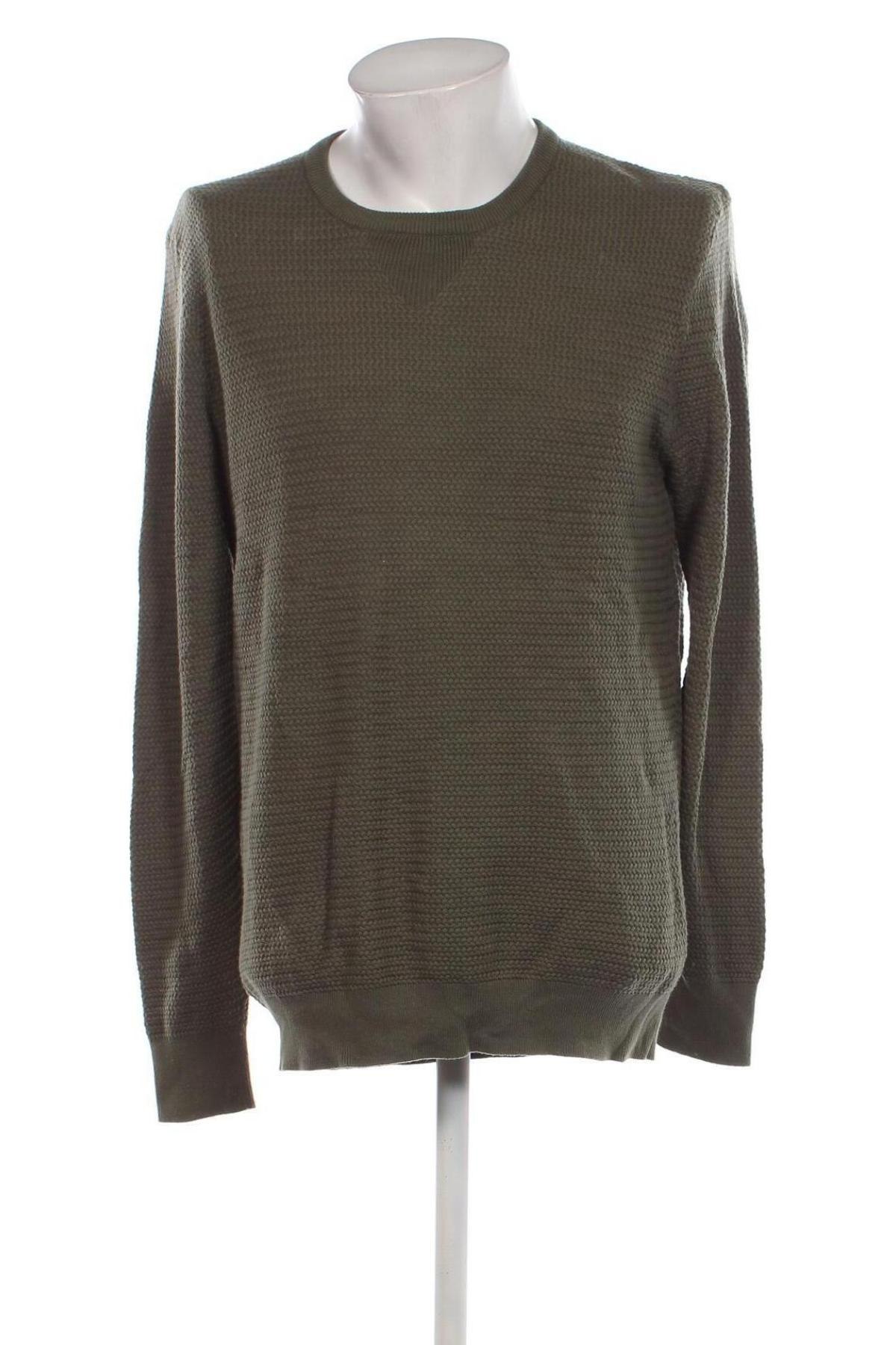 Мъжки пуловер Jeanswest, Размер L, Цвят Зелен, Цена 22,10 лв.