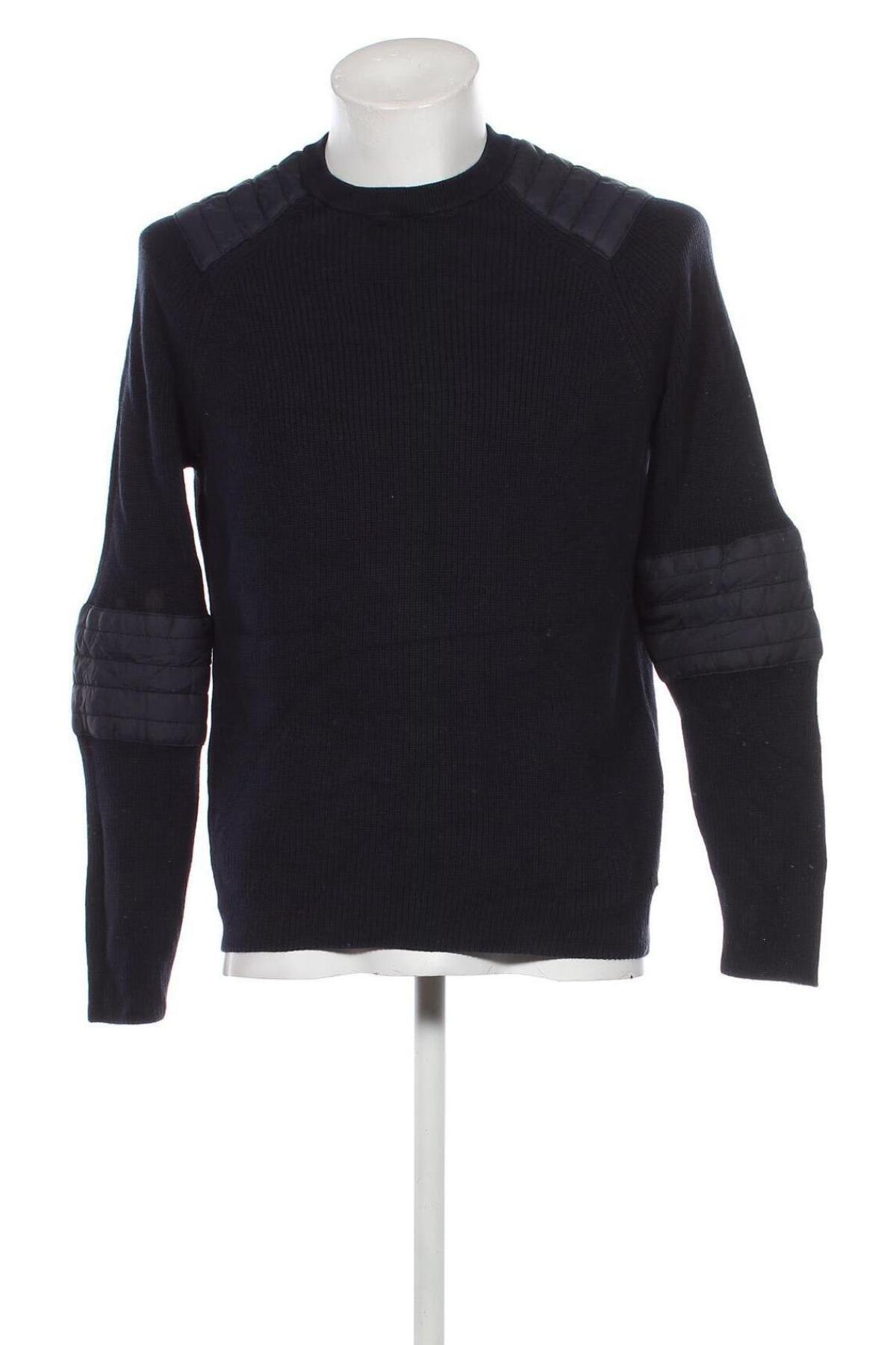 Мъжки пуловер Karl Lagerfeld, Размер S, Цвят Син, Цена 89,05 лв.