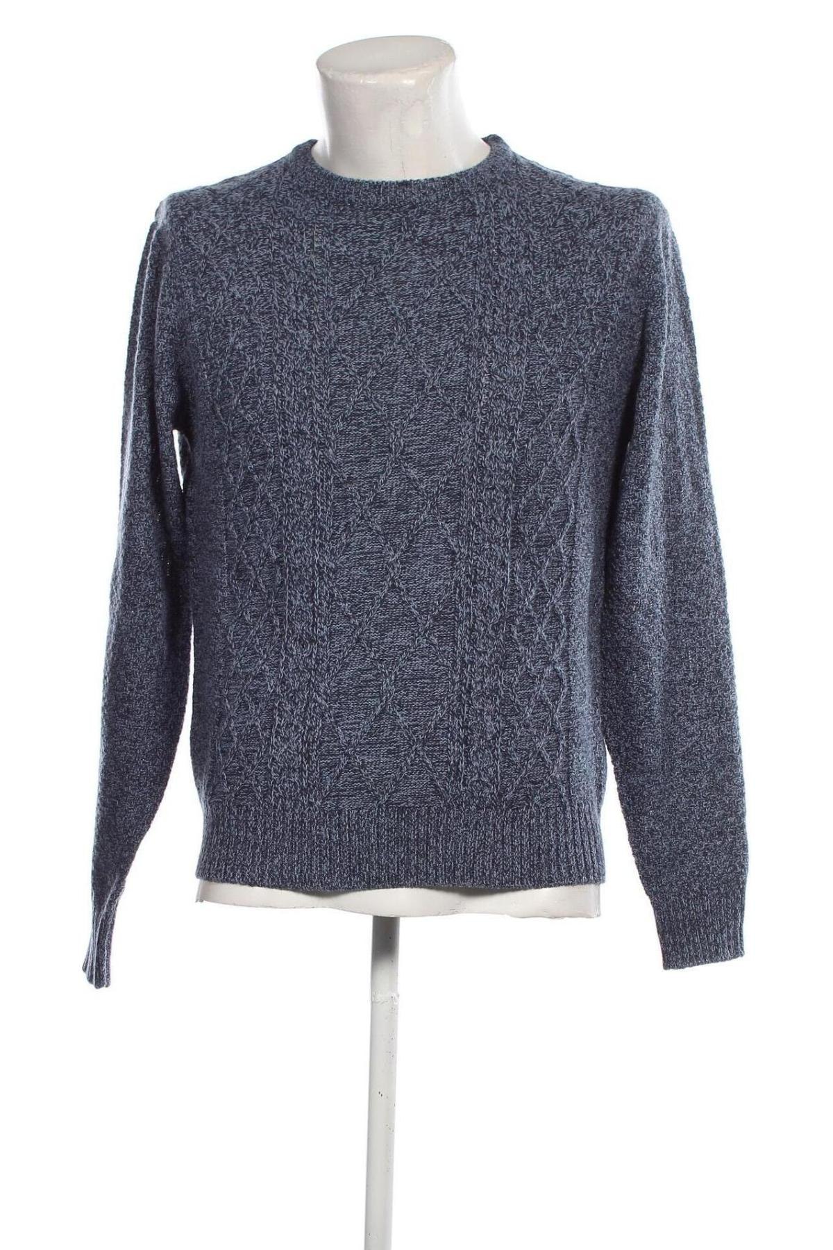 Ανδρικό πουλόβερ M.X.O, Μέγεθος S, Χρώμα Μπλέ, Τιμή 10,76 €