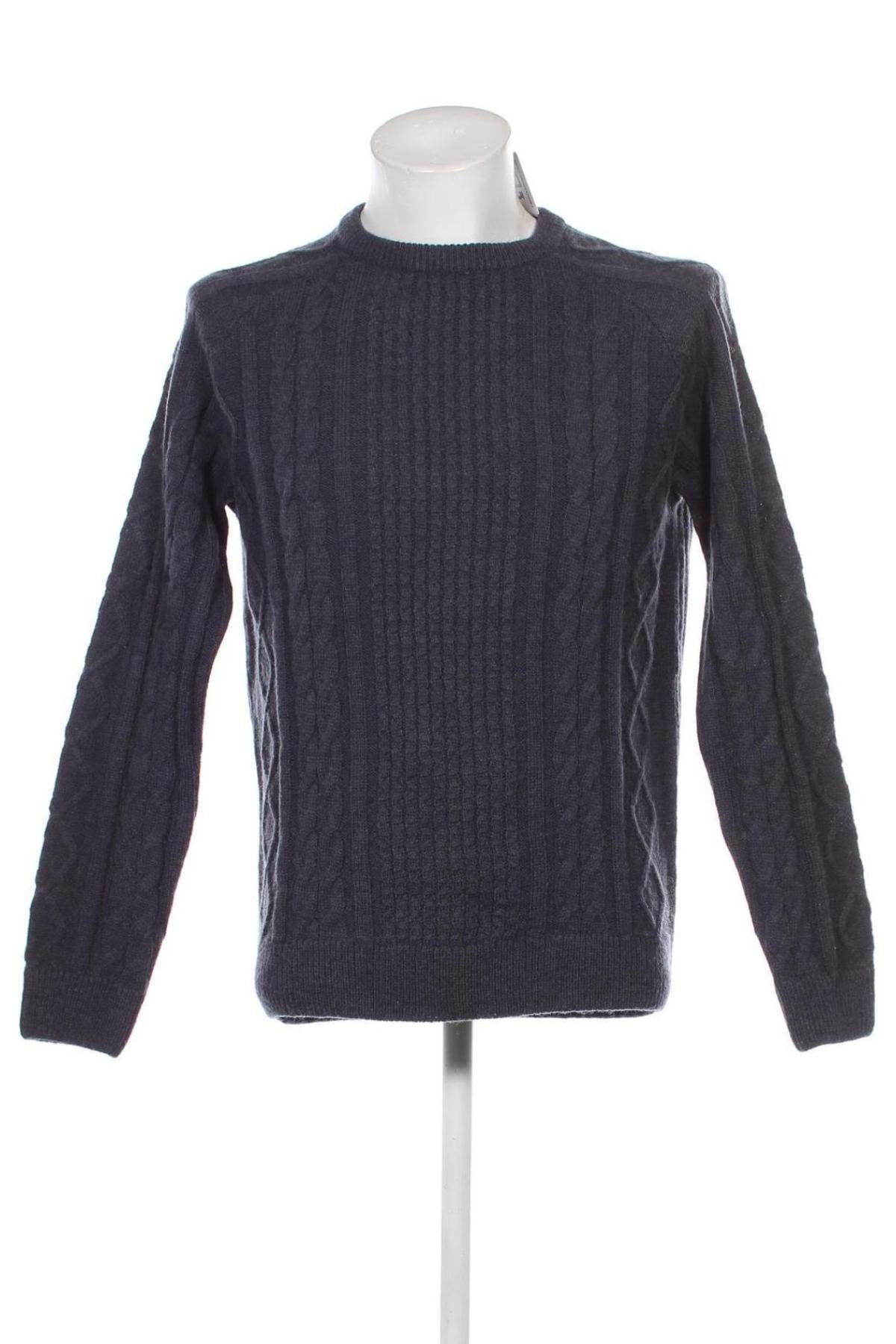 Herrenpullover Manguun, Größe L, Farbe Blau, Preis 12,51 €