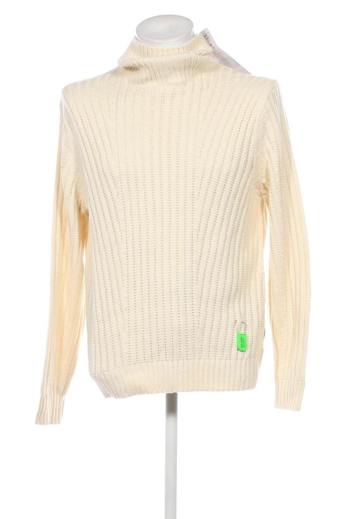 Herrenpullover Only & Sons, Größe L, Farbe Beige, Preis € 13,51