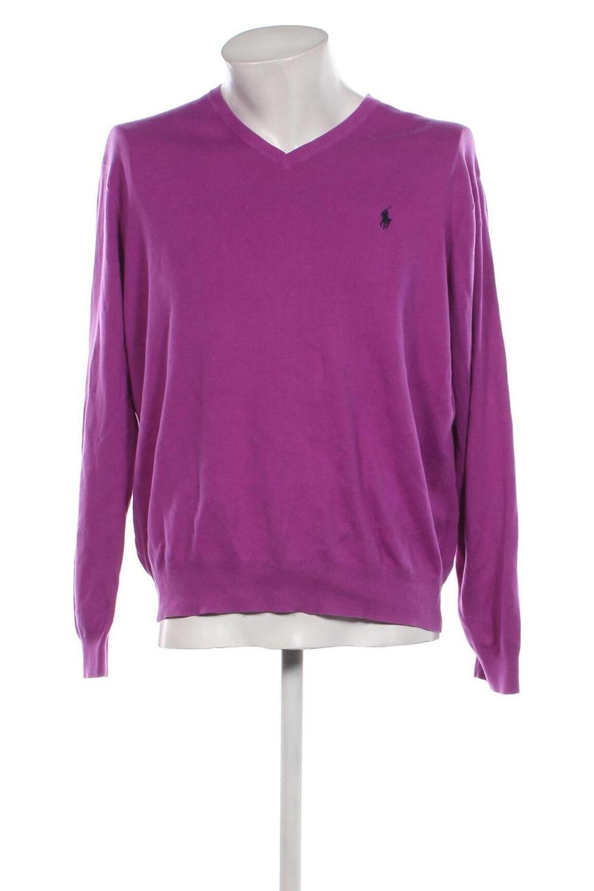 Мъжки пуловер Polo By Ralph Lauren, Размер XL, Цвят Розов, Цена 82,20 лв.
