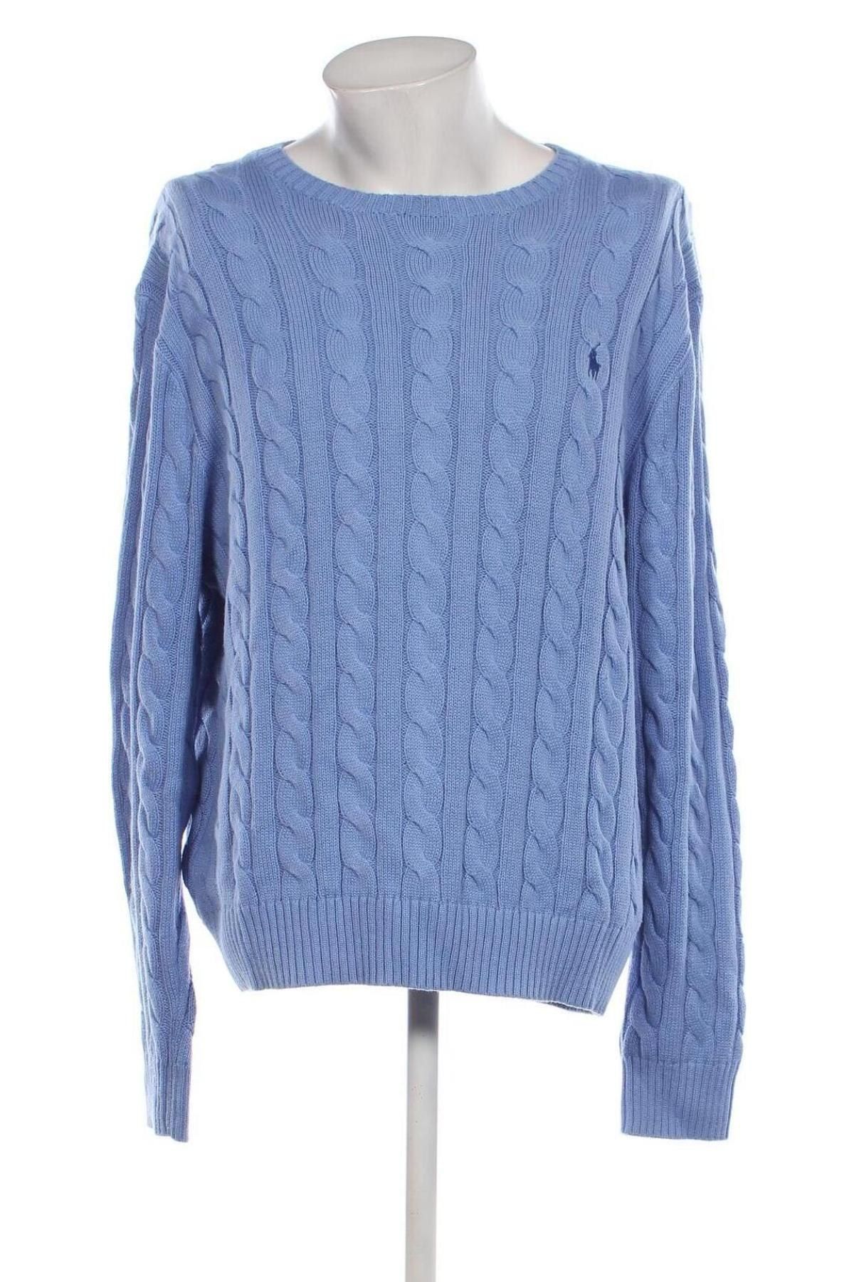 Мъжки пуловер Polo By Ralph Lauren, Размер XL, Цвят Син, Цена 102,64 лв.