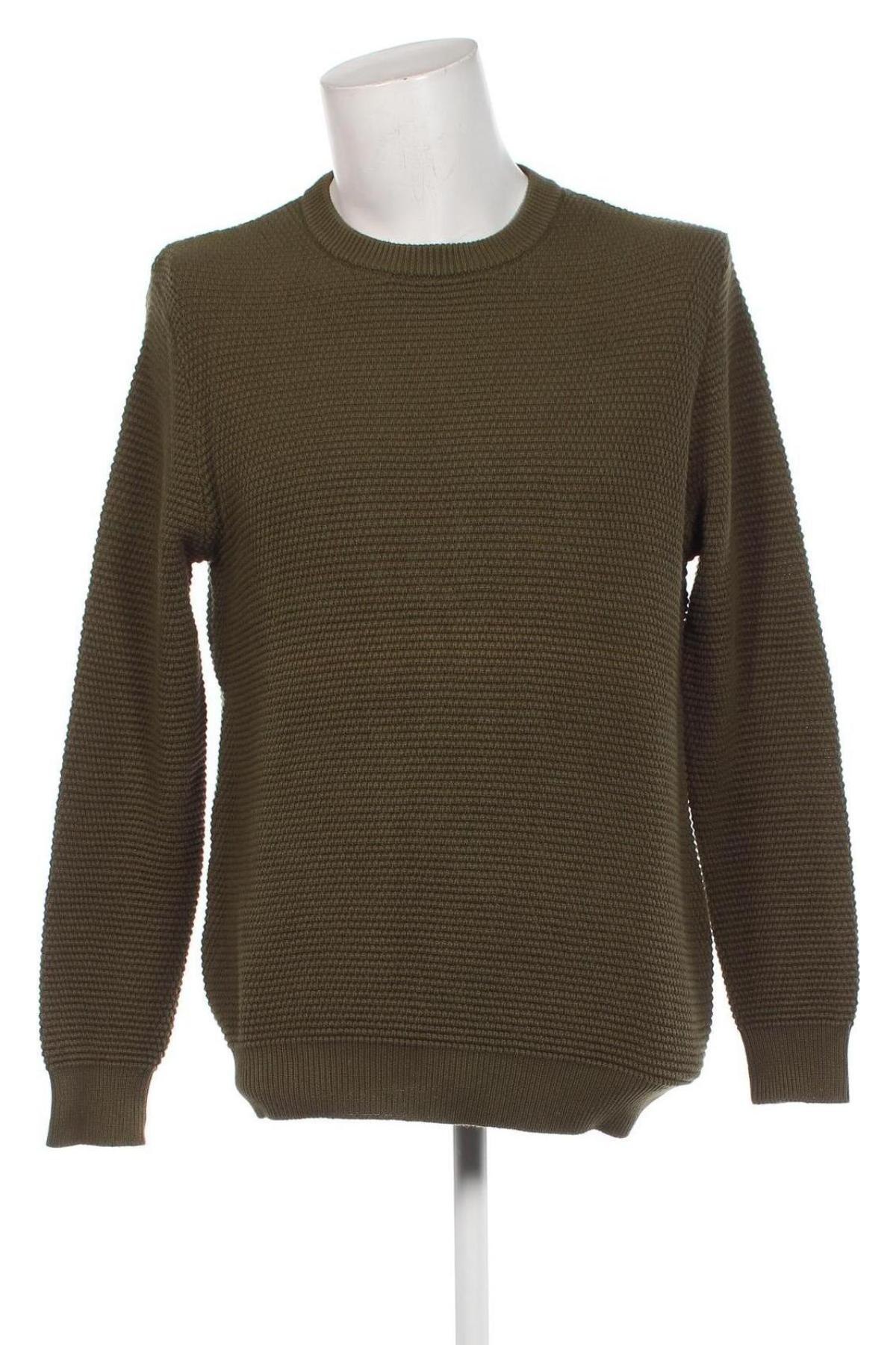 Мъжки пуловер Review, Размер L, Цвят Зелен, Цена 19,38 лв.