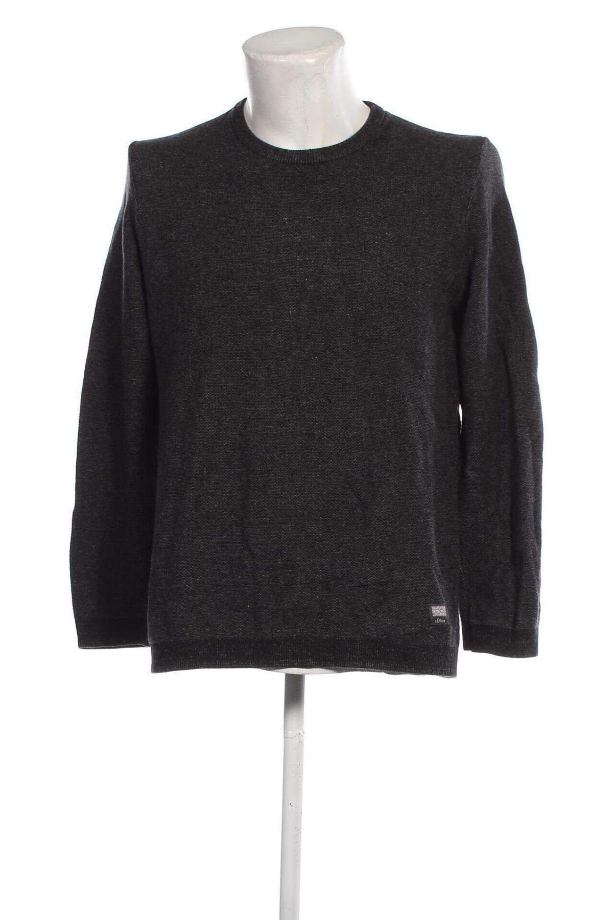 Мъжки пуловер S.Oliver, Размер XL, Цвят Сив, Цена 21,08 лв.