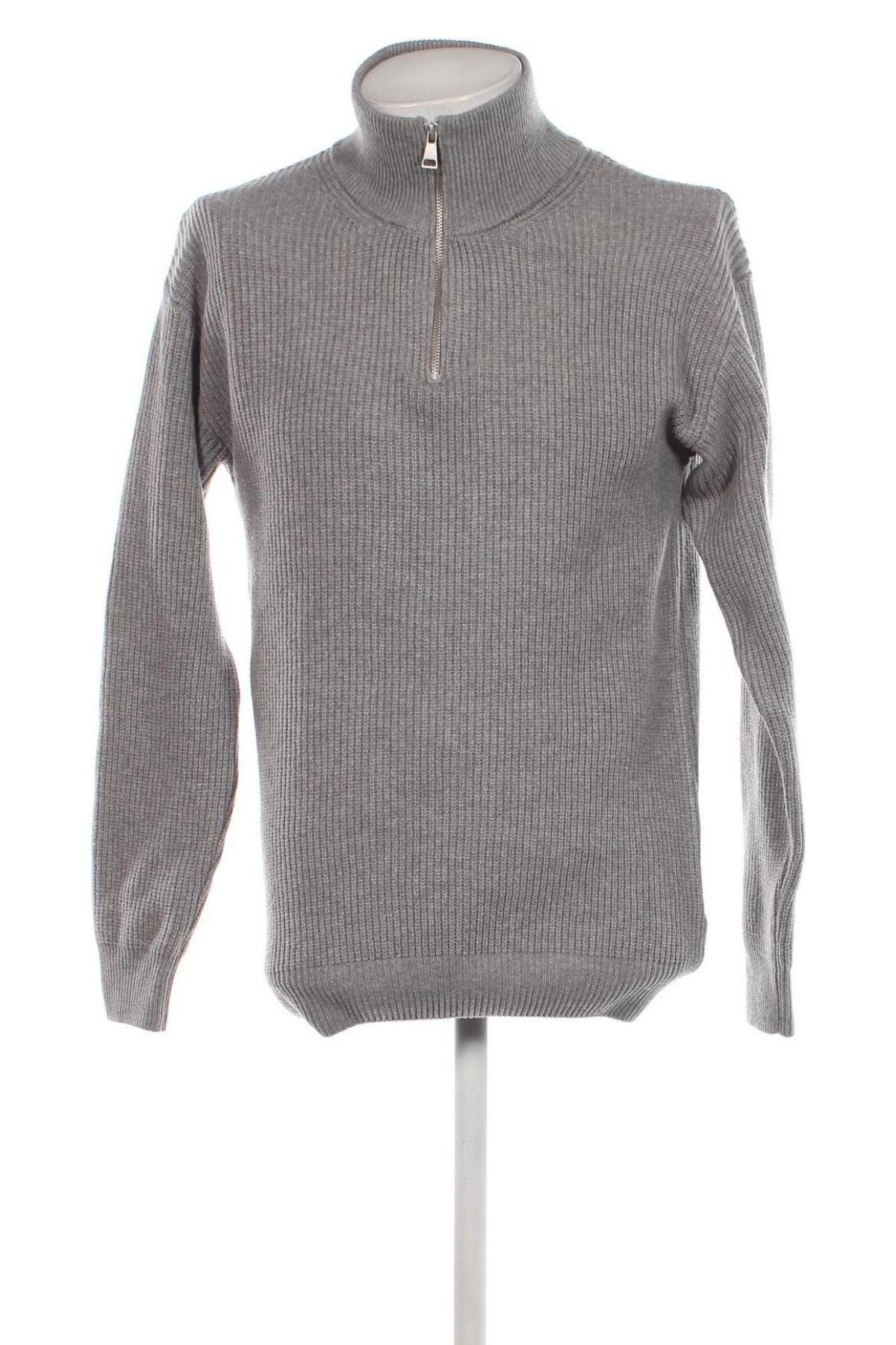 Мъжки пуловер Sinsay, Размер L, Цвят Сив, Цена 17,40 лв.