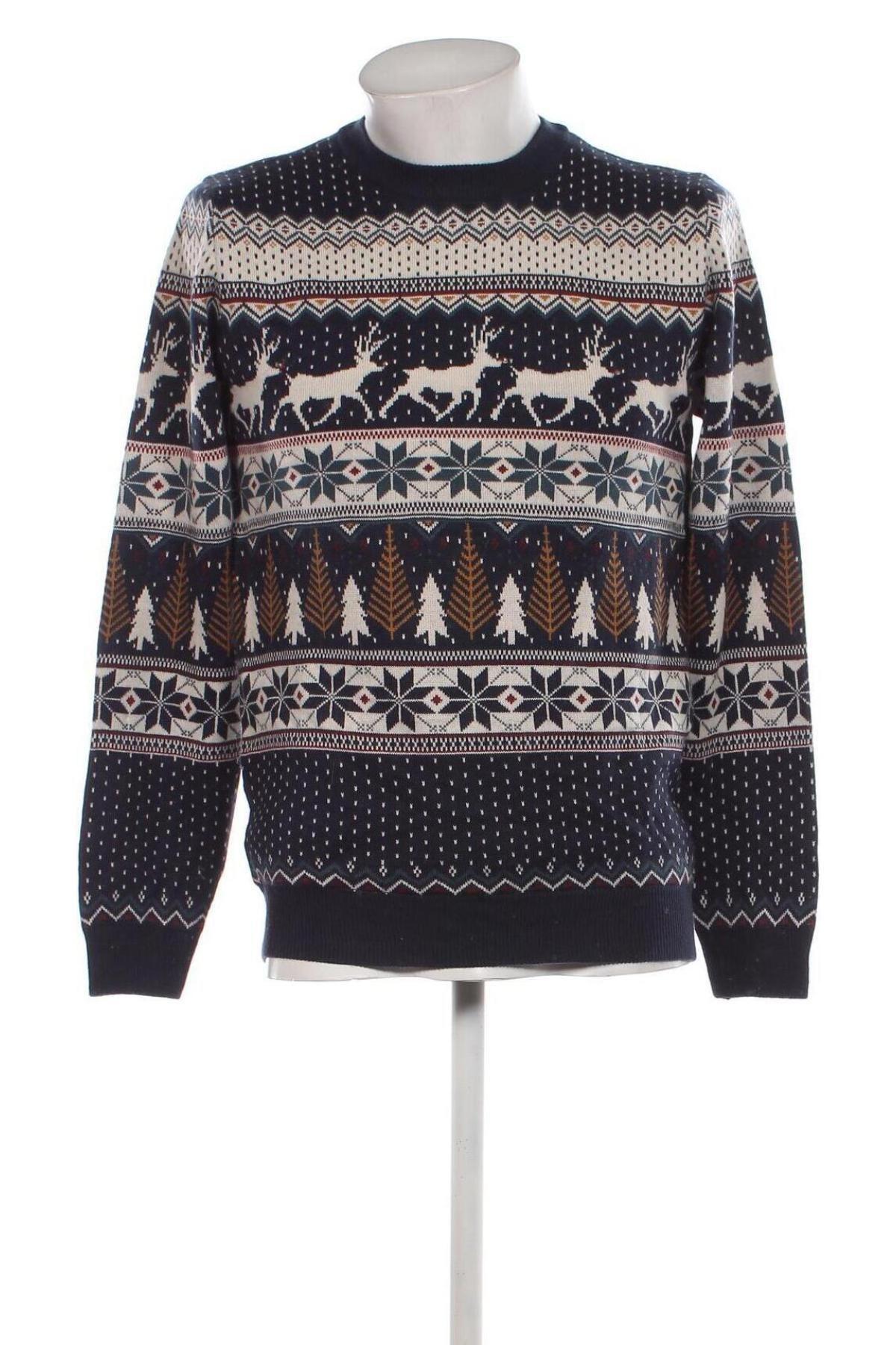 Ανδρικό πουλόβερ Threadbare, Μέγεθος M, Χρώμα Πολύχρωμο, Τιμή 10,23 €