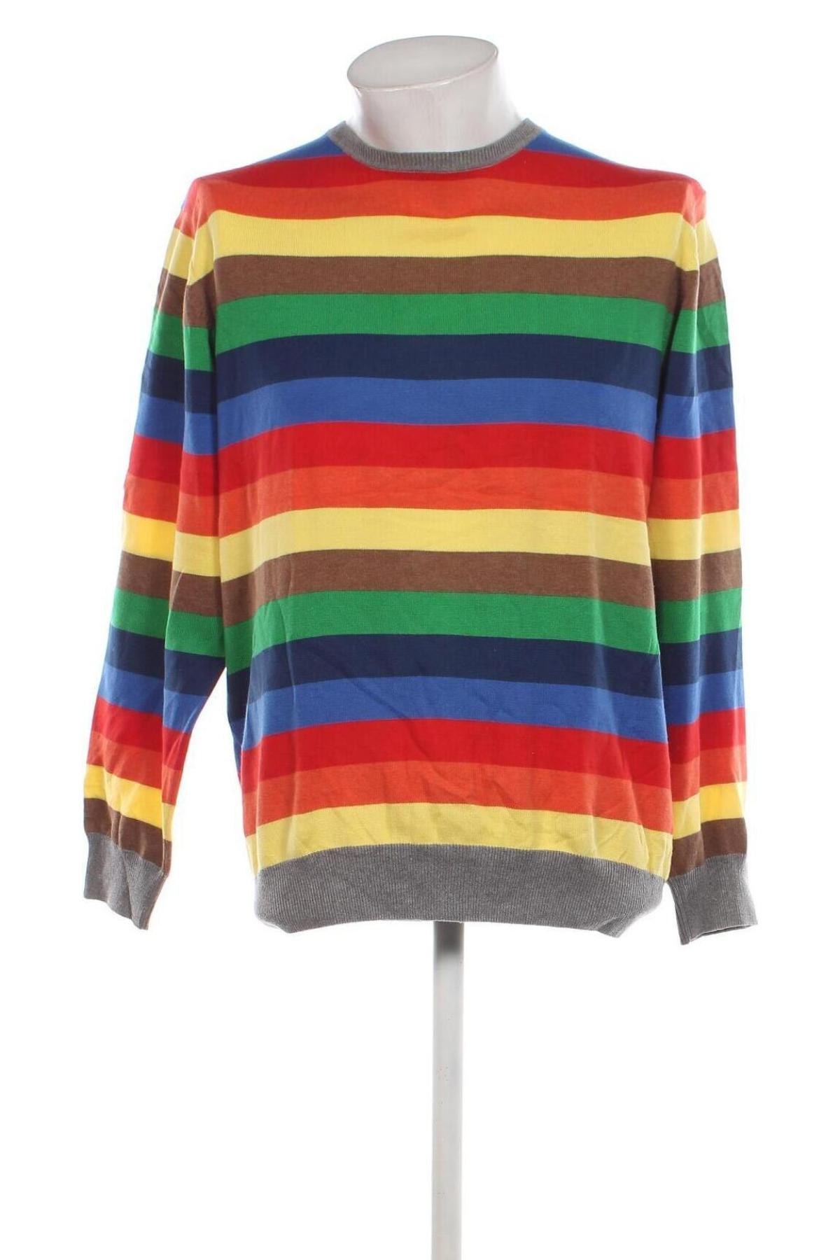 Мъжки пуловер Tom Rusborg, Размер L, Цвят Многоцветен, Цена 62,00 лв.
