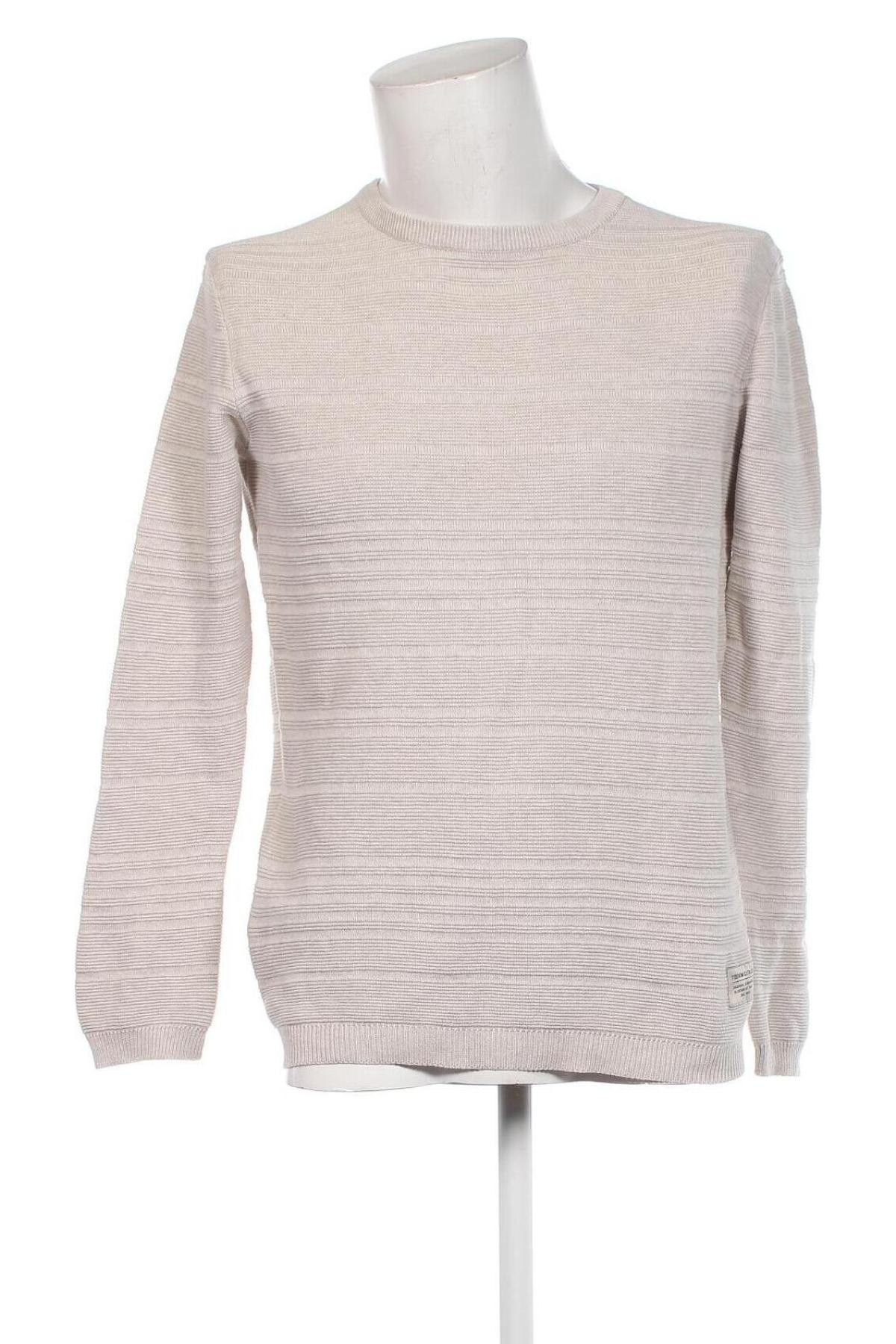 Herrenpullover Tom Tailor, Größe M, Farbe Beige, Preis 9,99 €