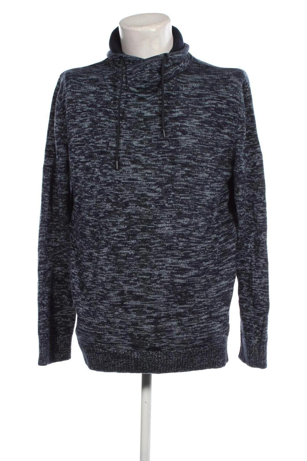 Мъжки пуловер Tom Tailor, Размер XXL, Цвят Син, Цена 22,10 лв.